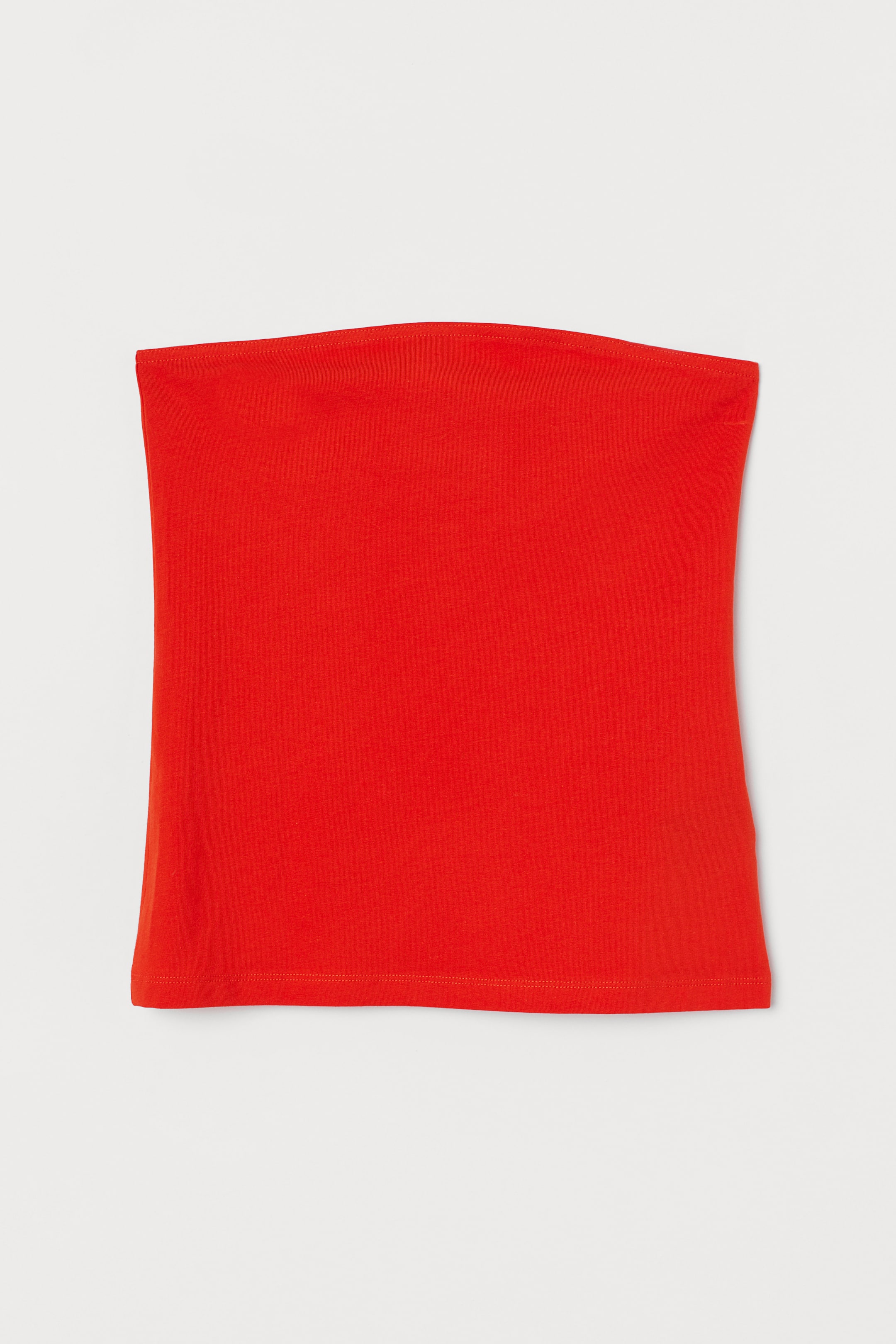 Tube top - Sleeveless - Orange-red - Ladies | H&M GB