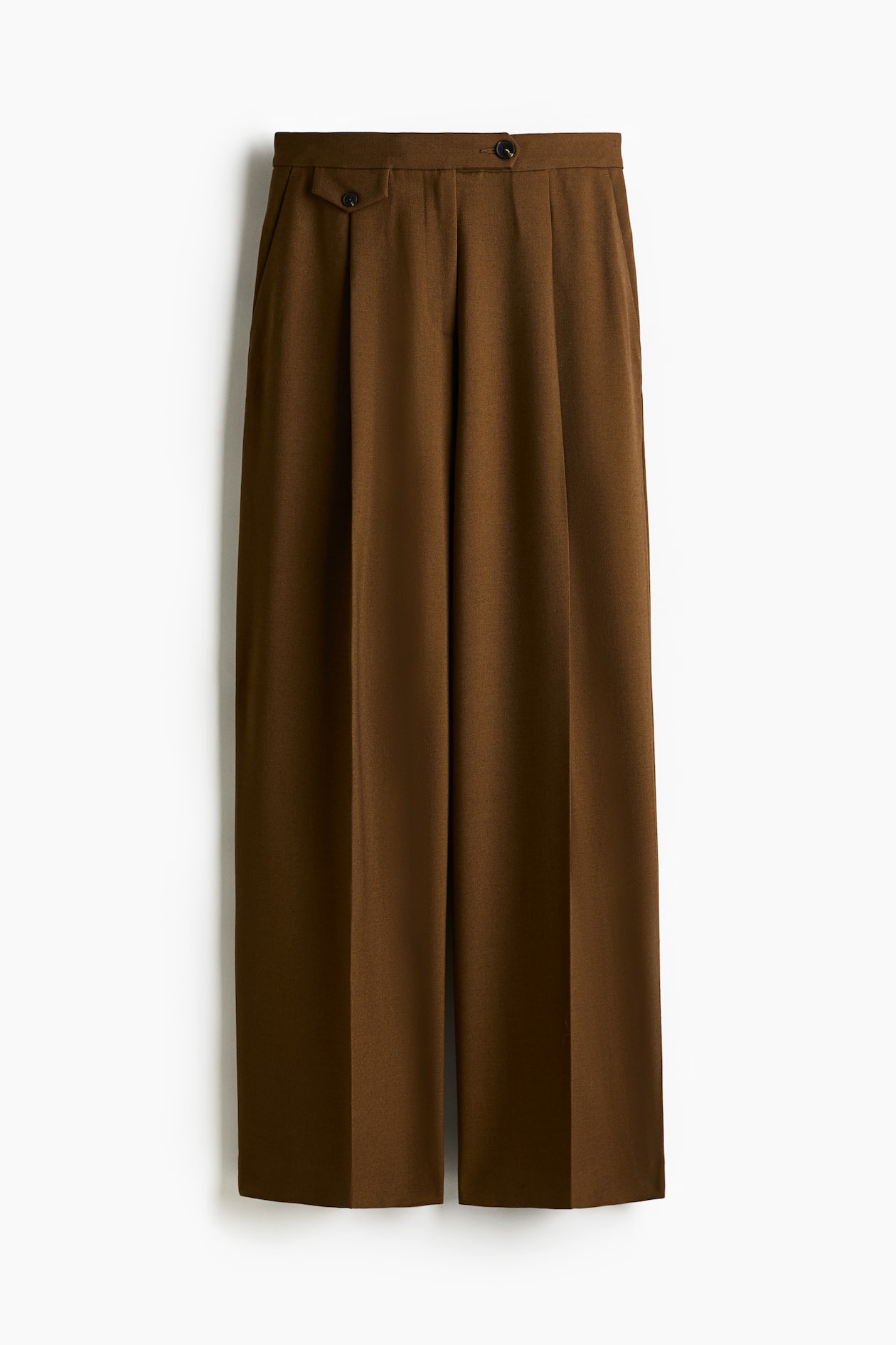 Women's Brown Creased Pants | H&M US