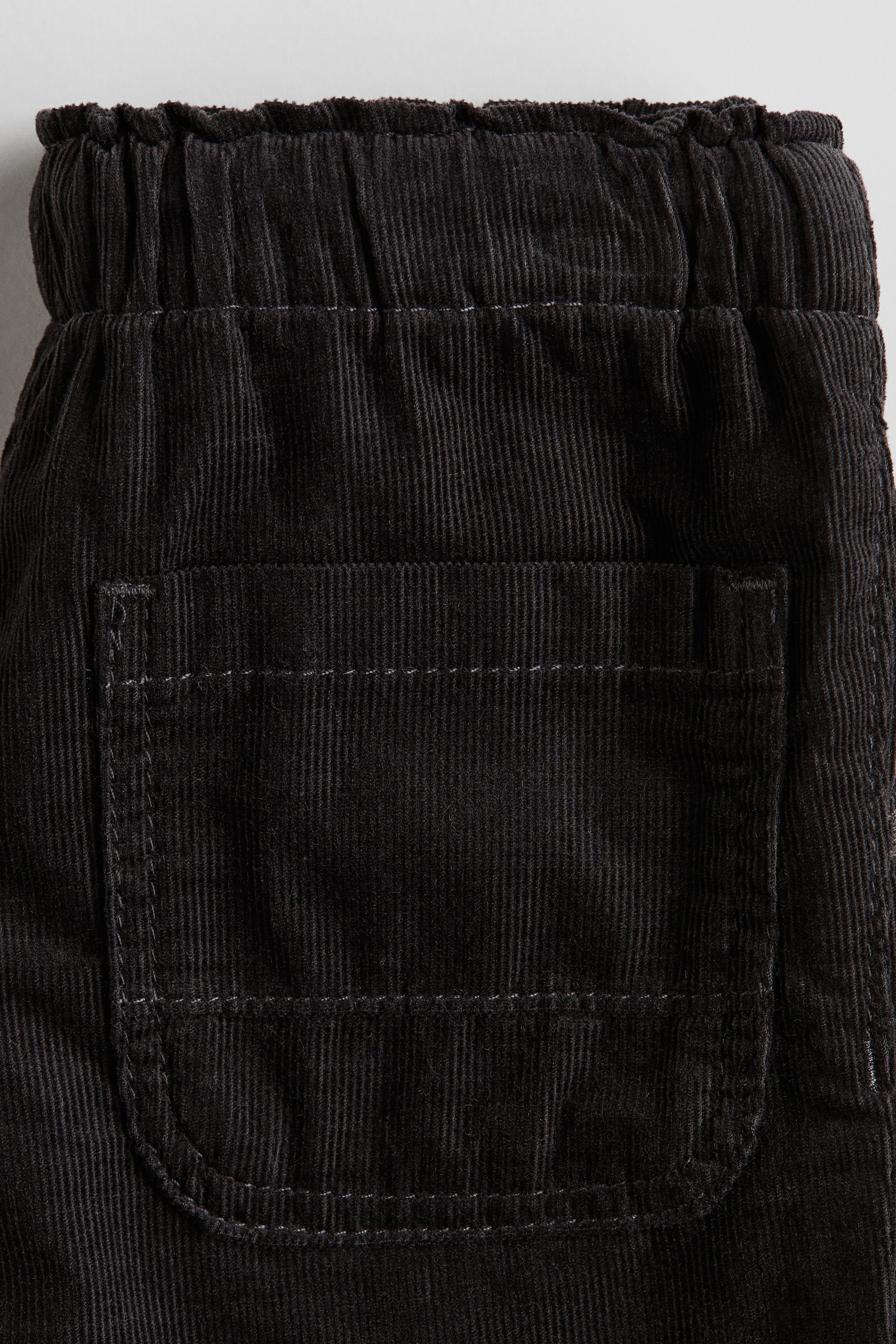 Pantalon jogging en velours côtelé avec doublure