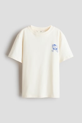 T-shirt i bomull med tryck