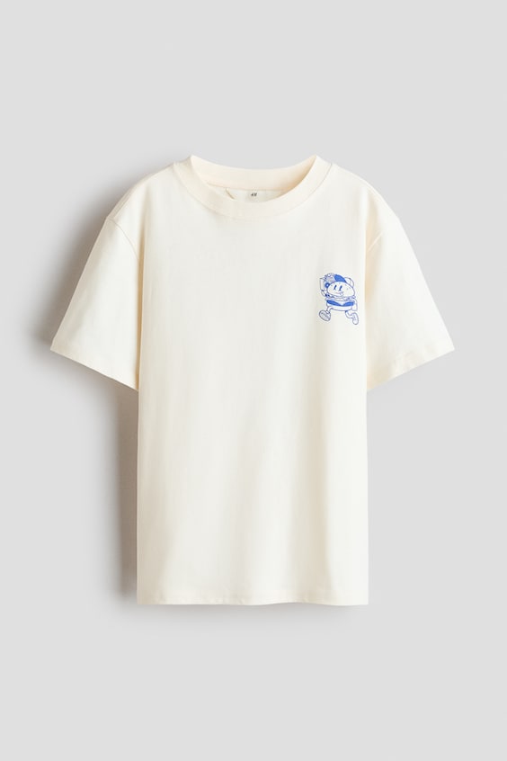 Детские футболки H&M Printed Cotton T-Shirt