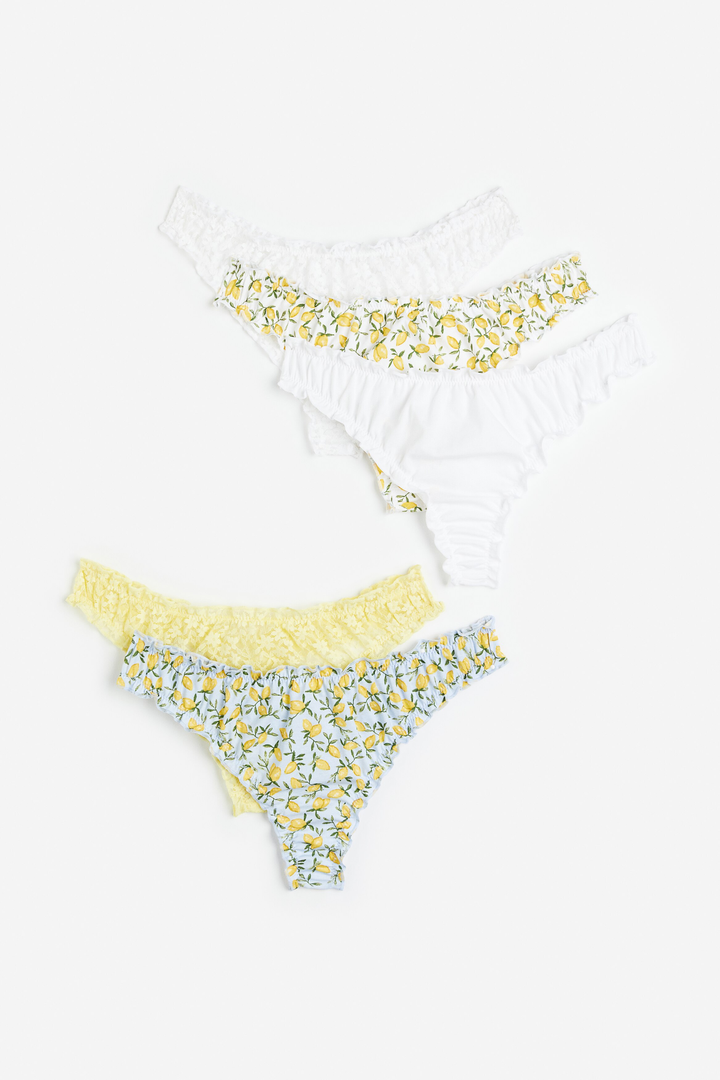 Culottes H&M Blanches à Motifs Floraux - Taille UK 16 (équivalent FR ?) - Neuves Avec étiquettes