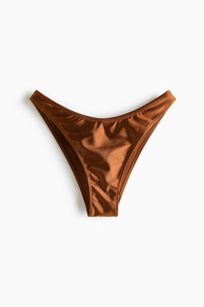 Cheeky Bikinihose - Braun/Hellbeige/Leopardenprint/Rosa/Flieder/Knallgrün/Geblümt/Hellgelb/Blau/Hellblau/Helllila/Paisleymuster/Gelb/Schwarz/Vichykaro/Dunkelblau/Rot/Knallgrün/Dunkelrot/Dark grey/Schwarz/Dunkelbraun/Schwarz/Dunkelbraun/Gestreift - 1