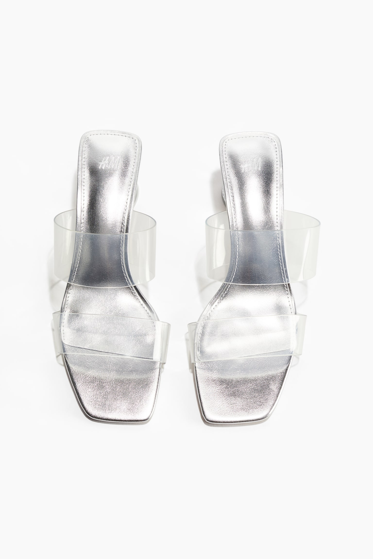 Transparent Mules - Silver colour/Transparent - 5