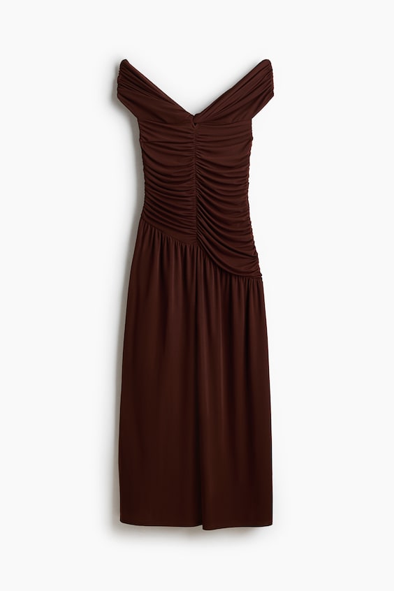Женские платья H&M Draped Off-the-Shoulder Jersey Dress