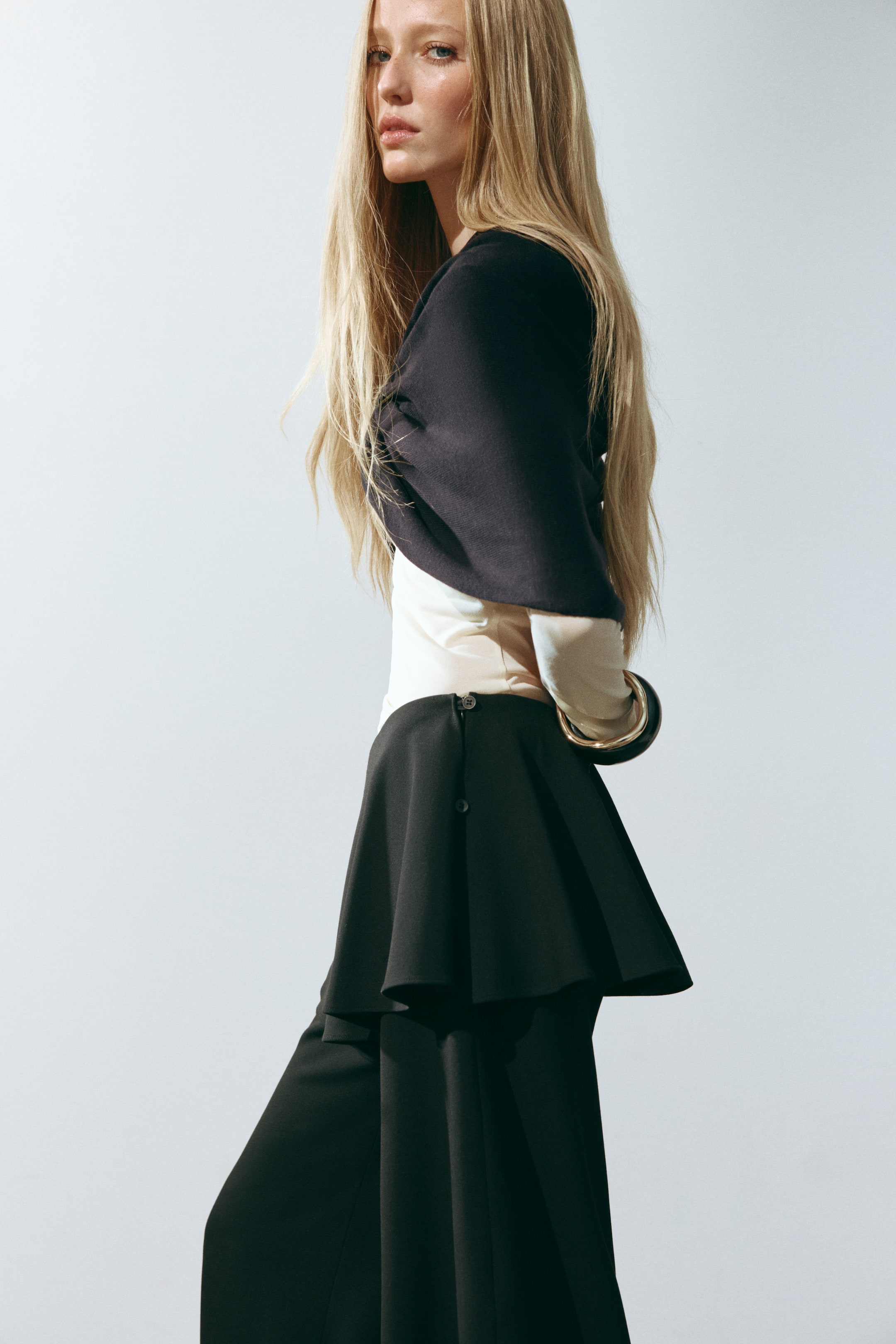 Knot-Detail Cape