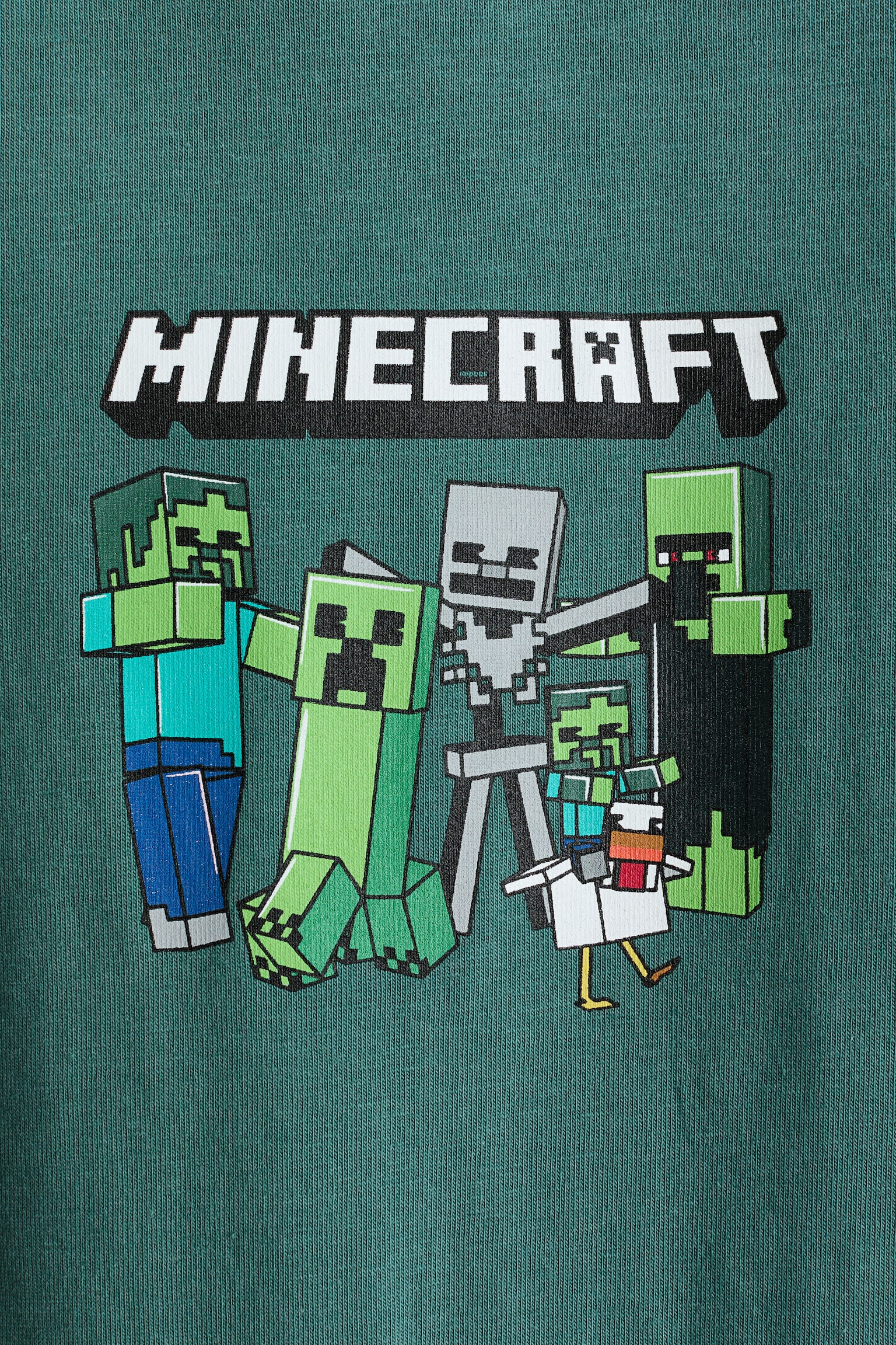 T-shirt estampada - Verde/Minecraft/Branco/Os Simpsons/Branco/Rato Mickey/Branco/Bob Esponja/Cinzento escuro/Bob Esponja/Cinzento escuro/SmileyWorld®/Azul claro/Minecraft - 2