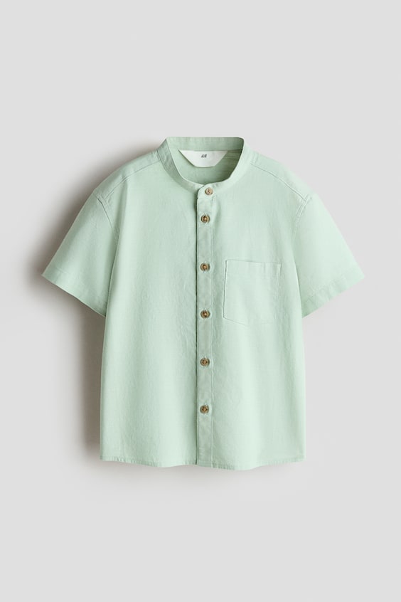 Детские рубашки H&M Band-Collar Shirt