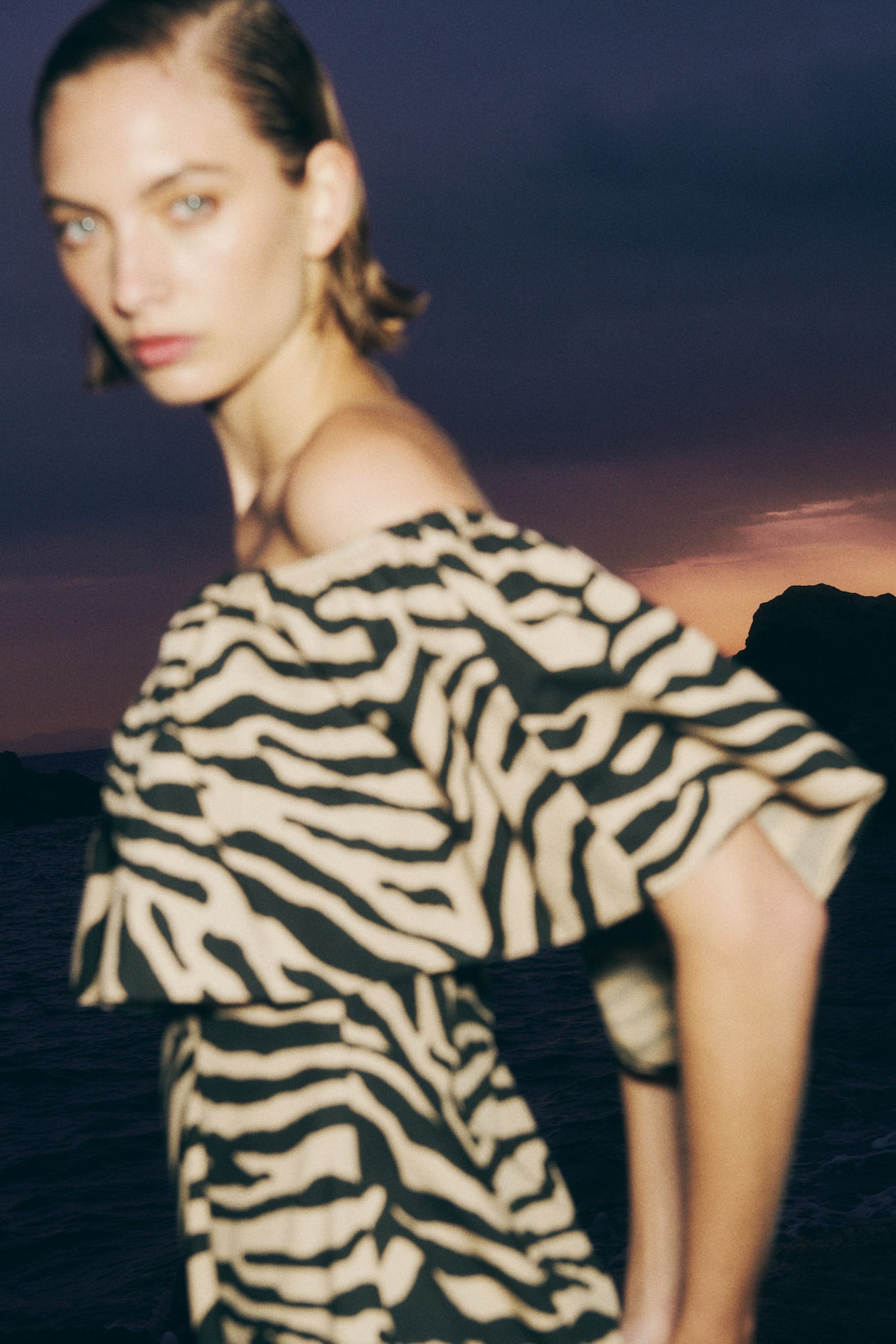 Flounced Off-the-Shoulder Dress - image 2