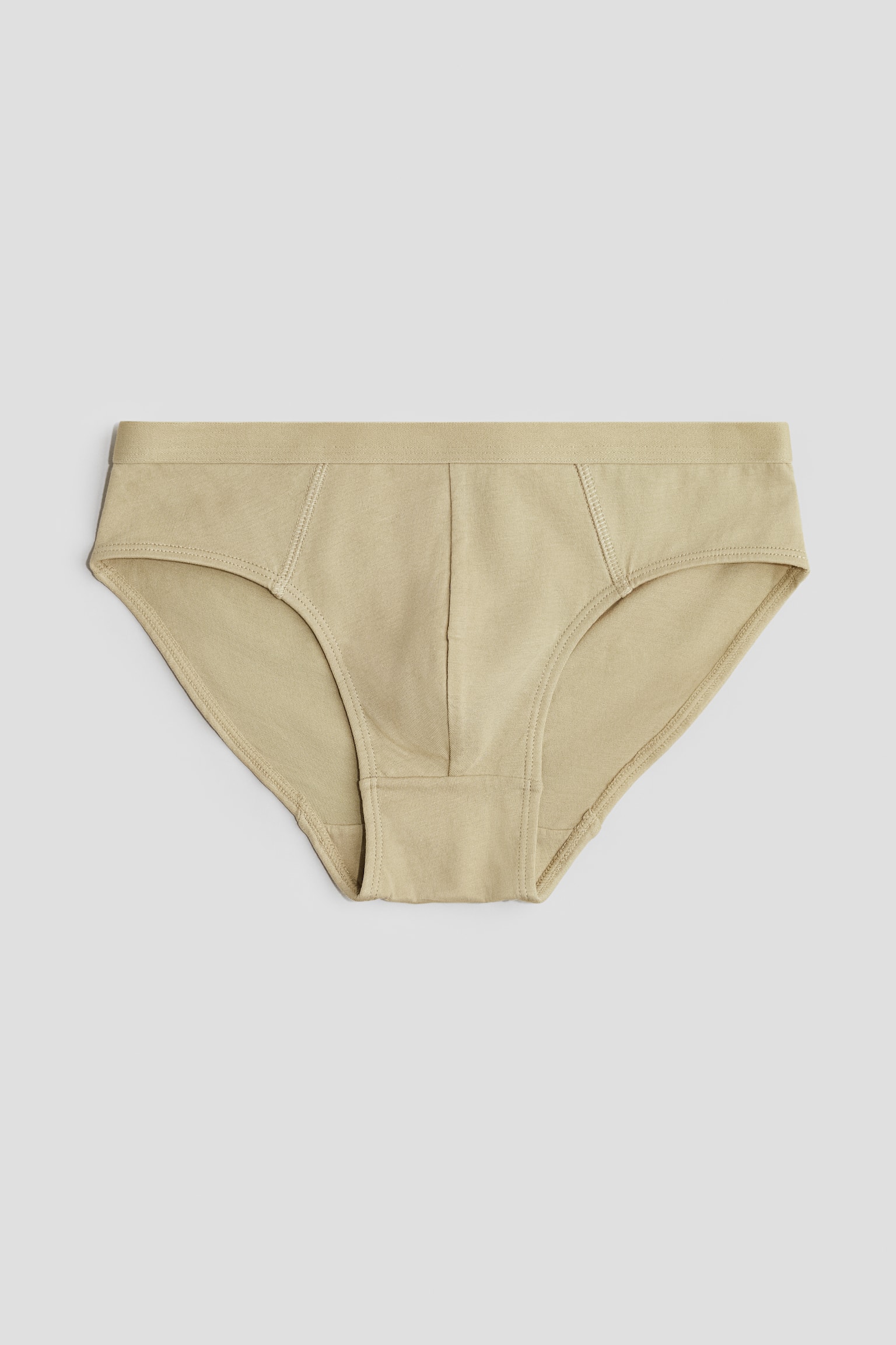 5-pack boys' briefs - Khaki green/Beige/Black - 2