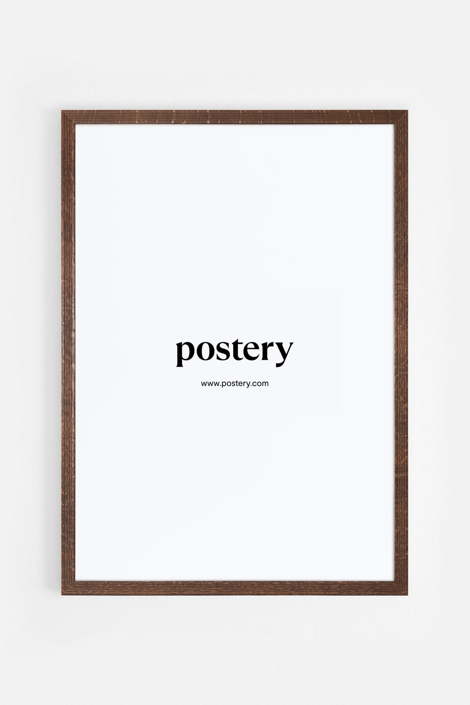 Cornice Scanalata In Legno - Rovere Scuro/Rovere/Bianco/Nero