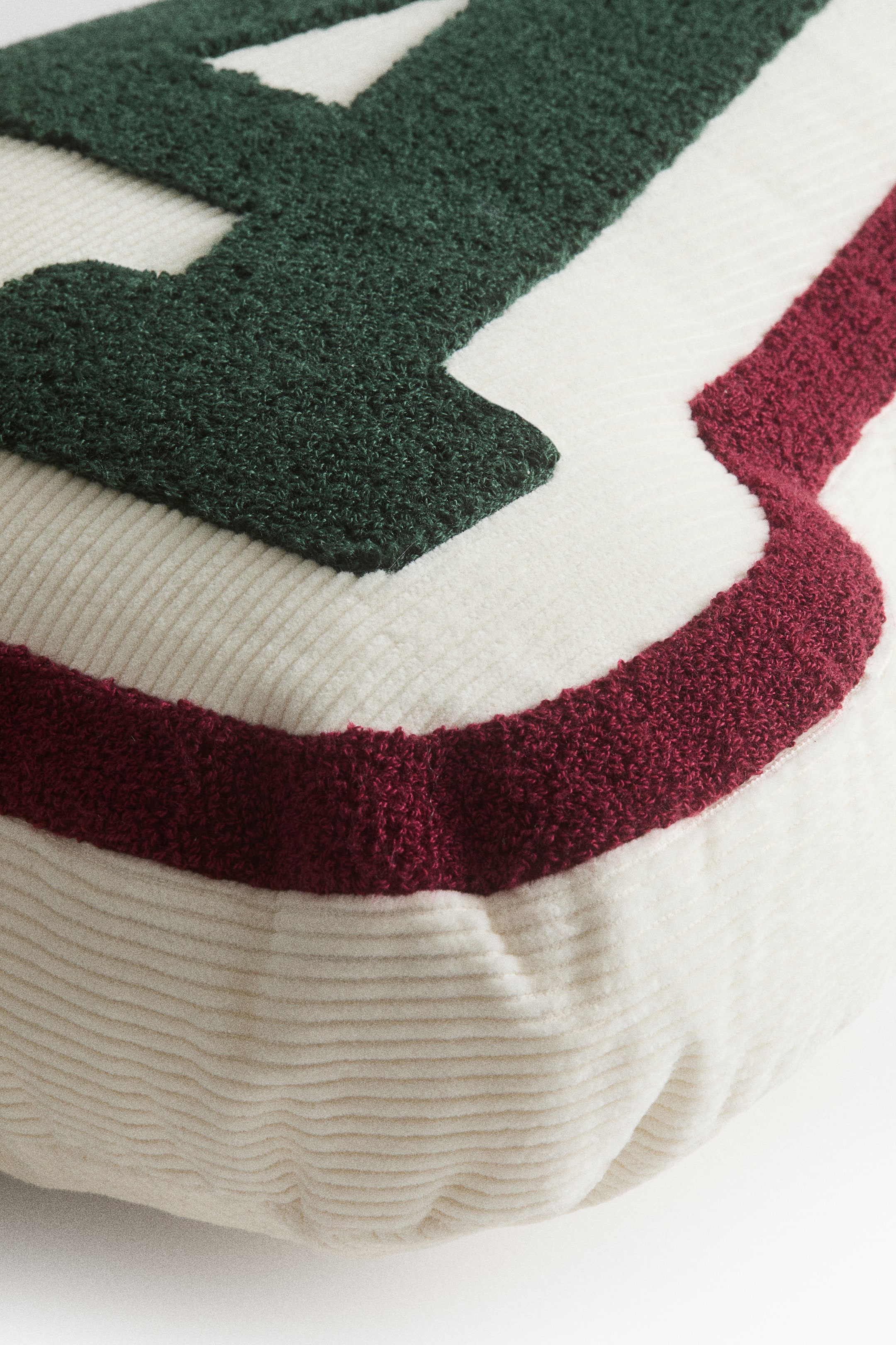 H&M Letter-Shaped Corduroy Cushion — фото 3