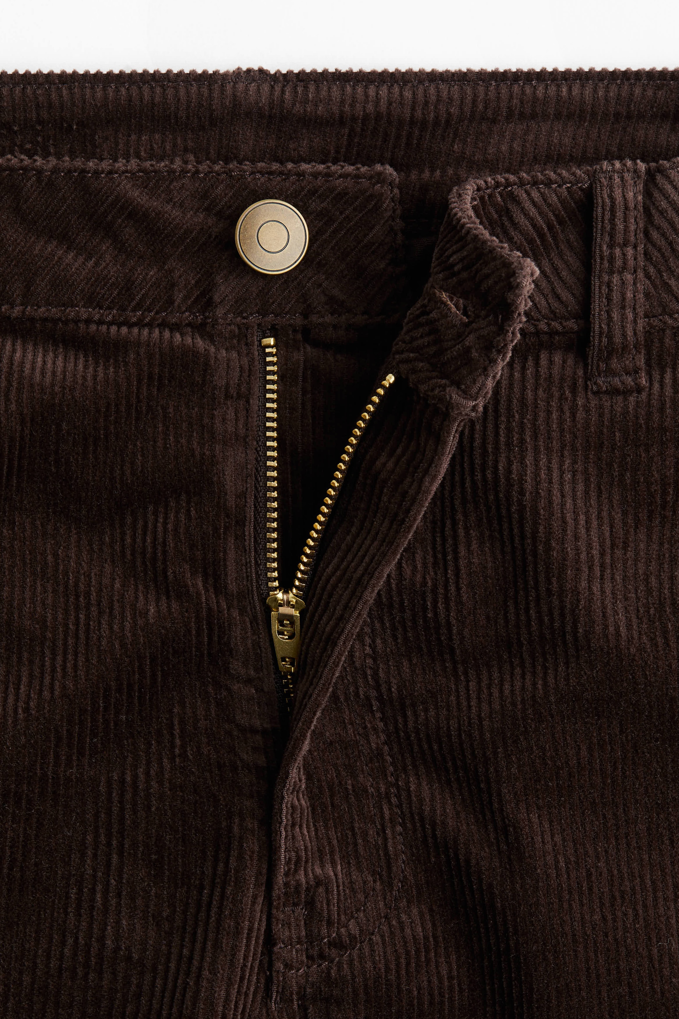 Wide corduroy trousers