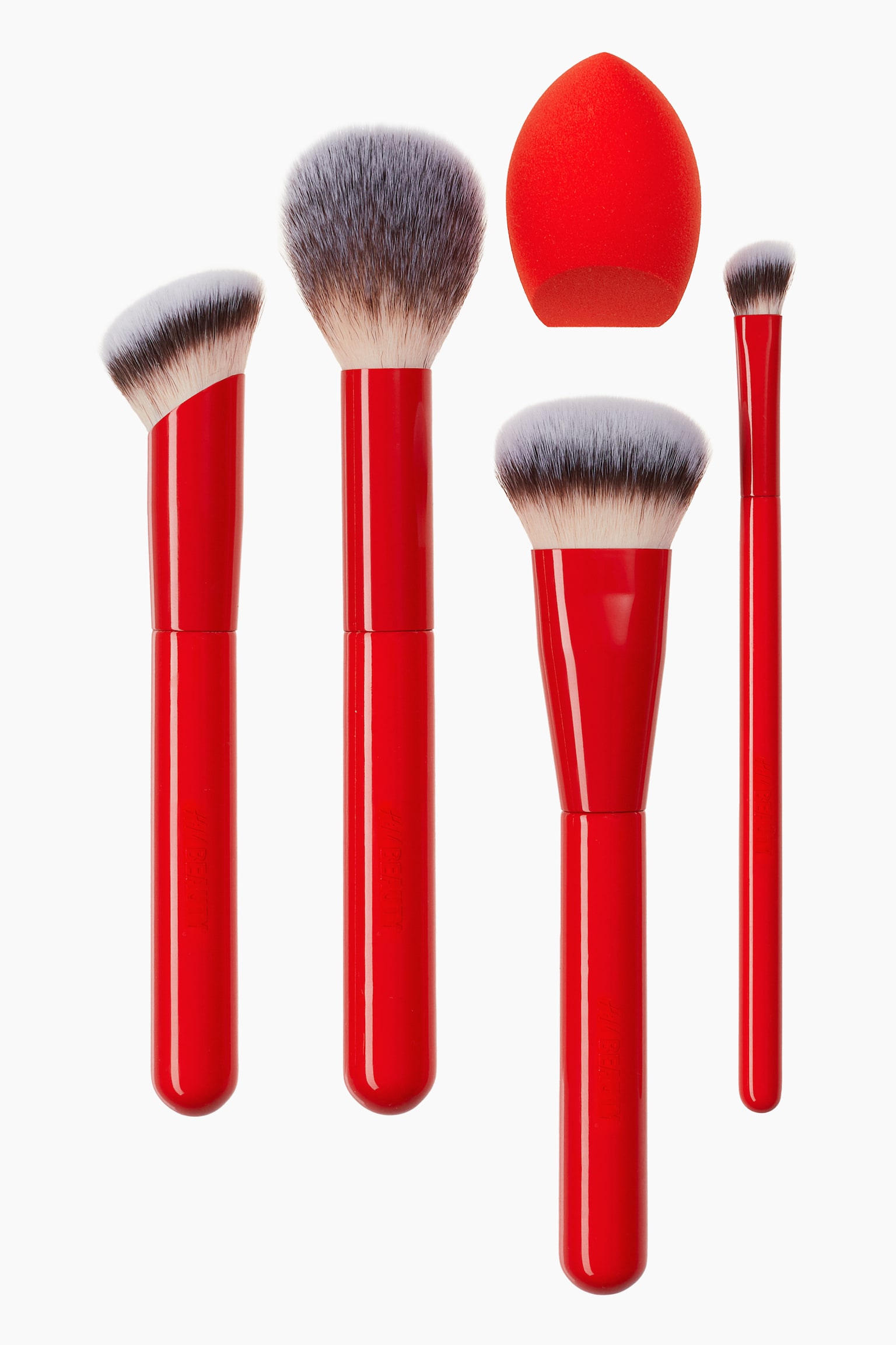 Make-up brush kit - Red - 2