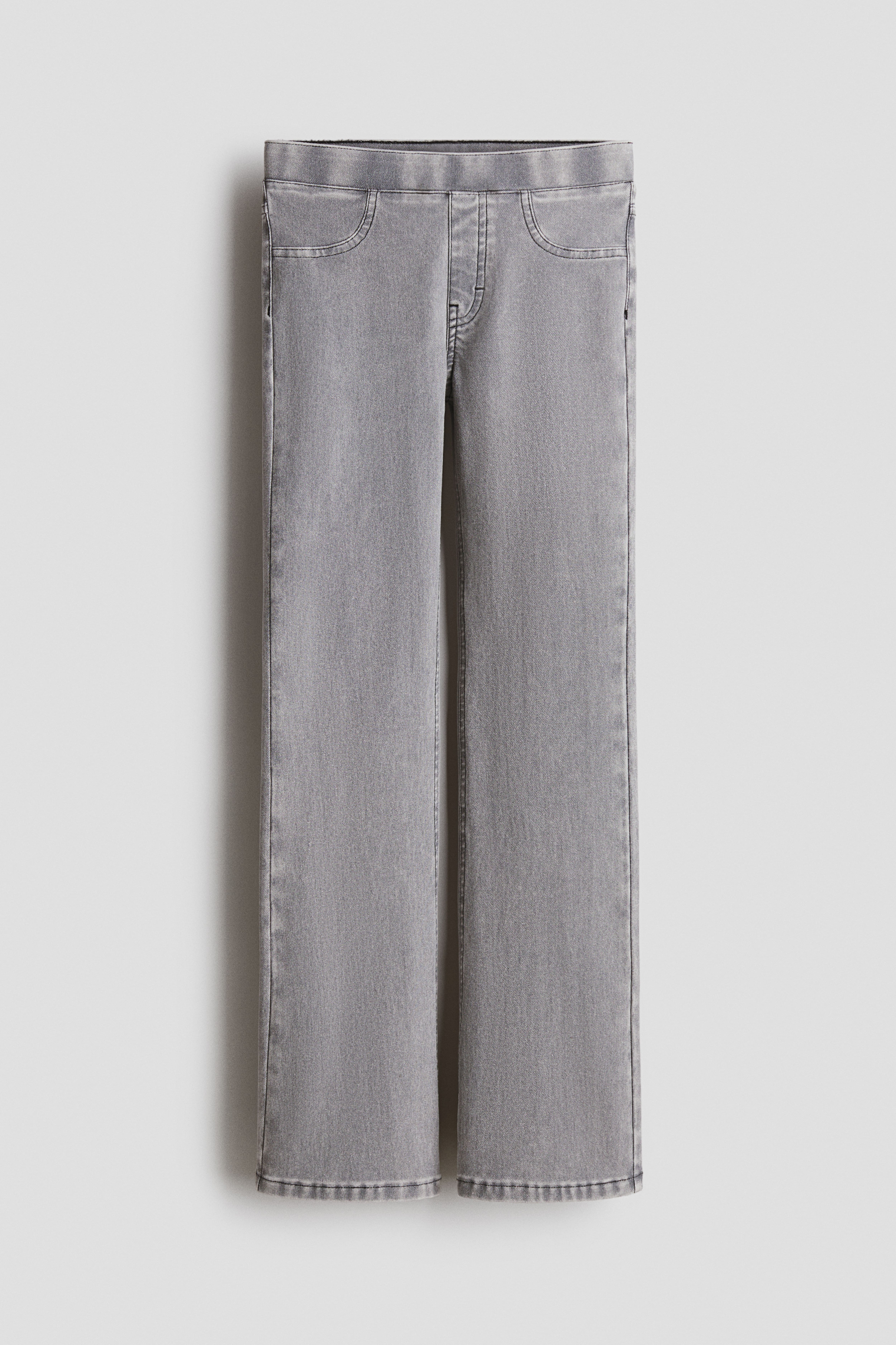 Denim-Look Flared Jeggings