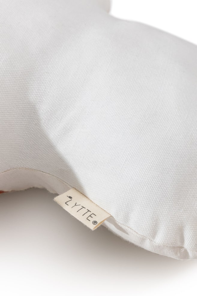 Kissen Isa-Beige/rot - 3