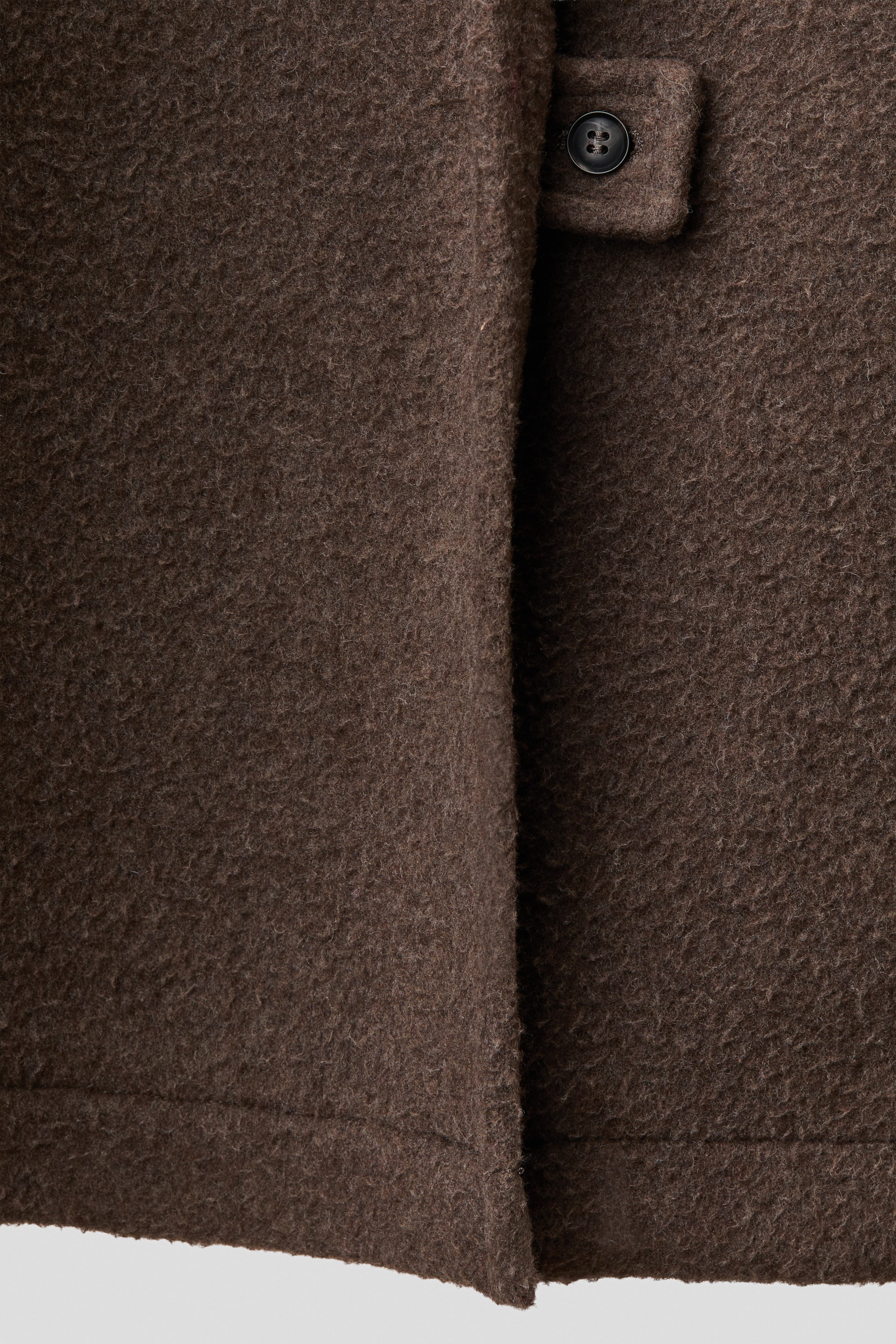 Long Wool-Blend Coat