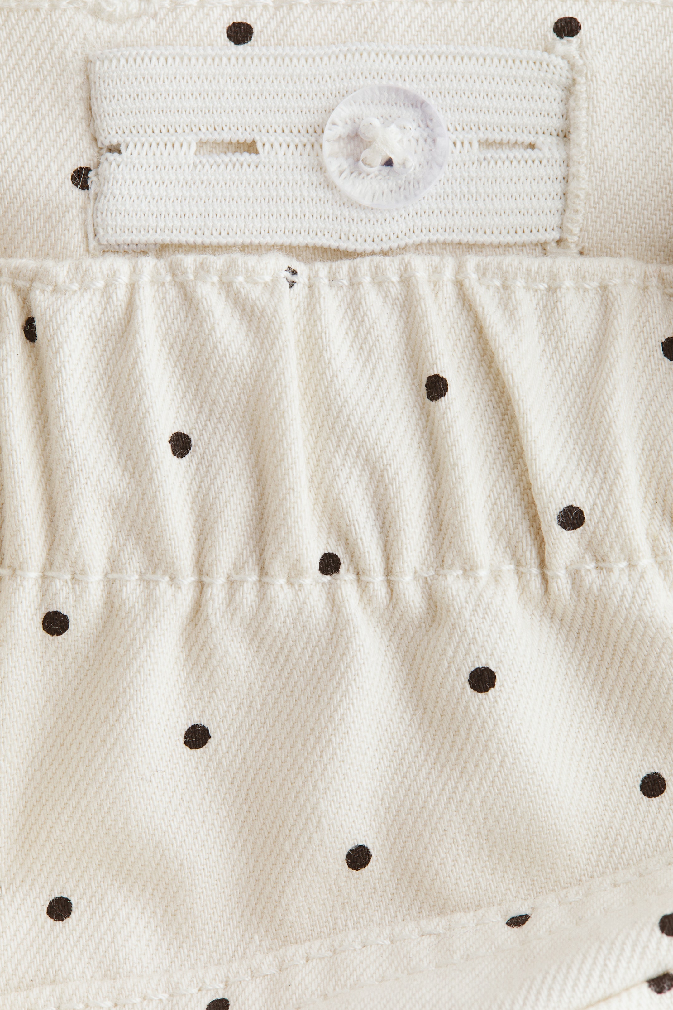 Детские джинсы H&M Cotton twill barrel trousers — фото 5