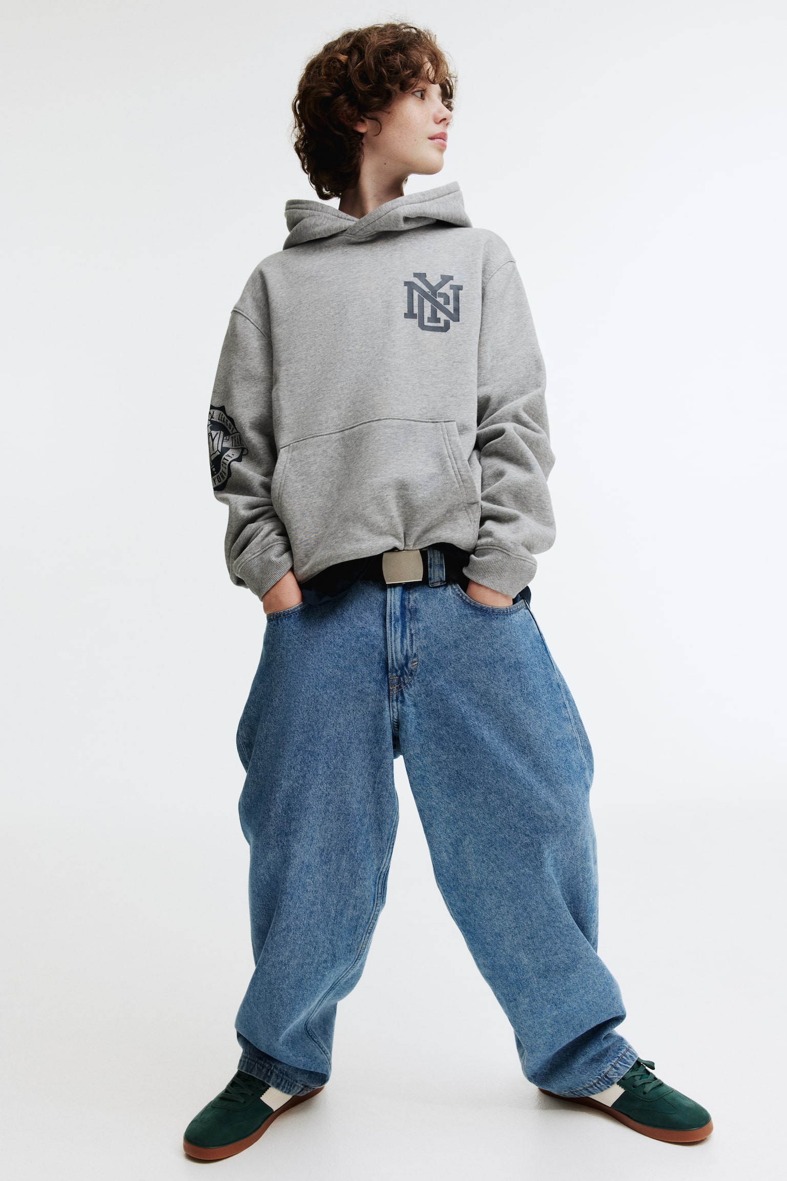 Hoodie - Grey marl/NYC/Dark red/Aspen/Khaki green/Hardware/Dark green/New York/Cream/Burger/Green/New York/Black/Football/Black/E-Zone/Cream/Everyday/Dark brown/Skater/Grey marl/Cars/Light blue/Tie-dye/Red/Basketball player/Black/Beige - 5