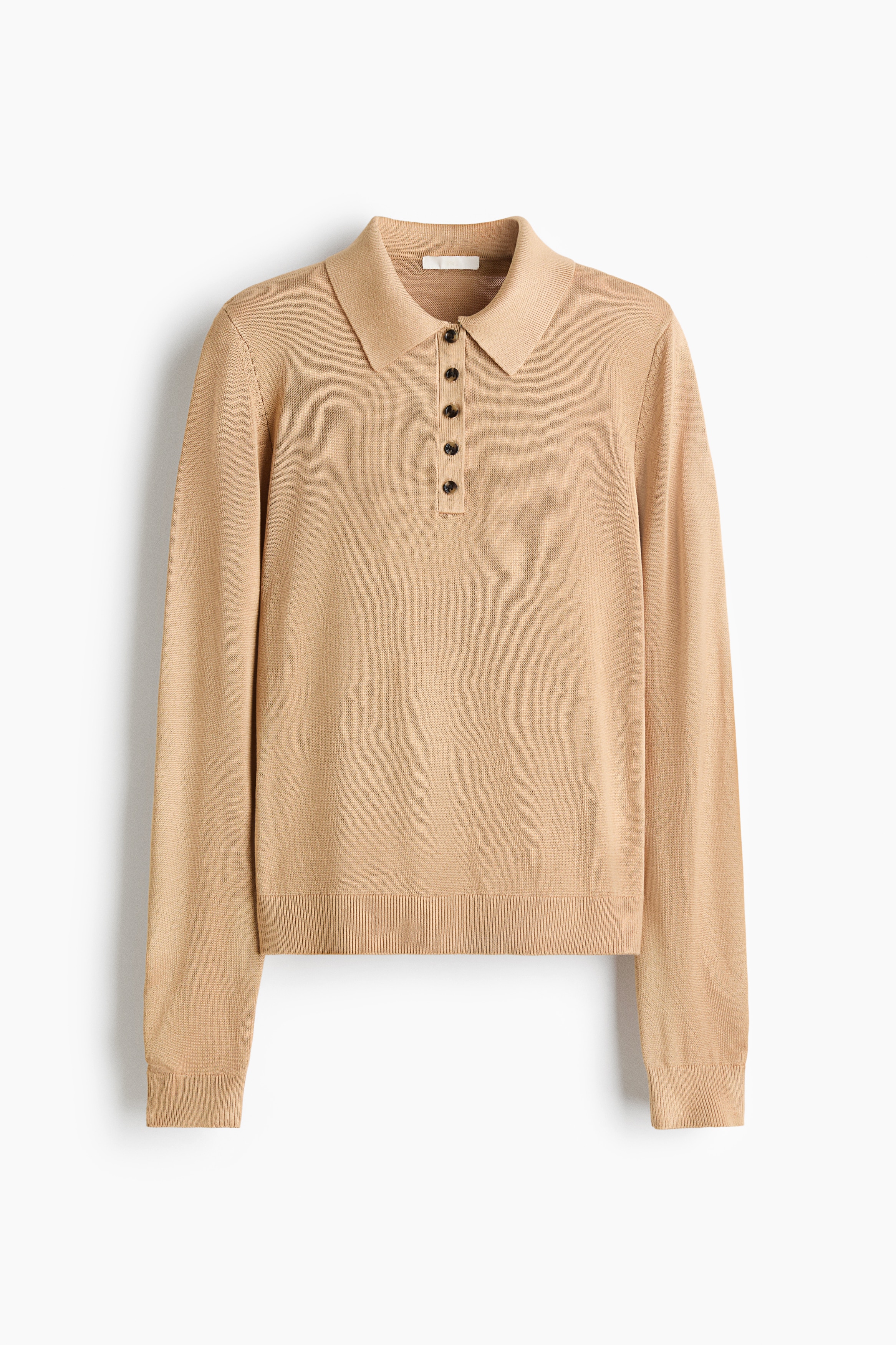 Fine Knit Polo Shirt