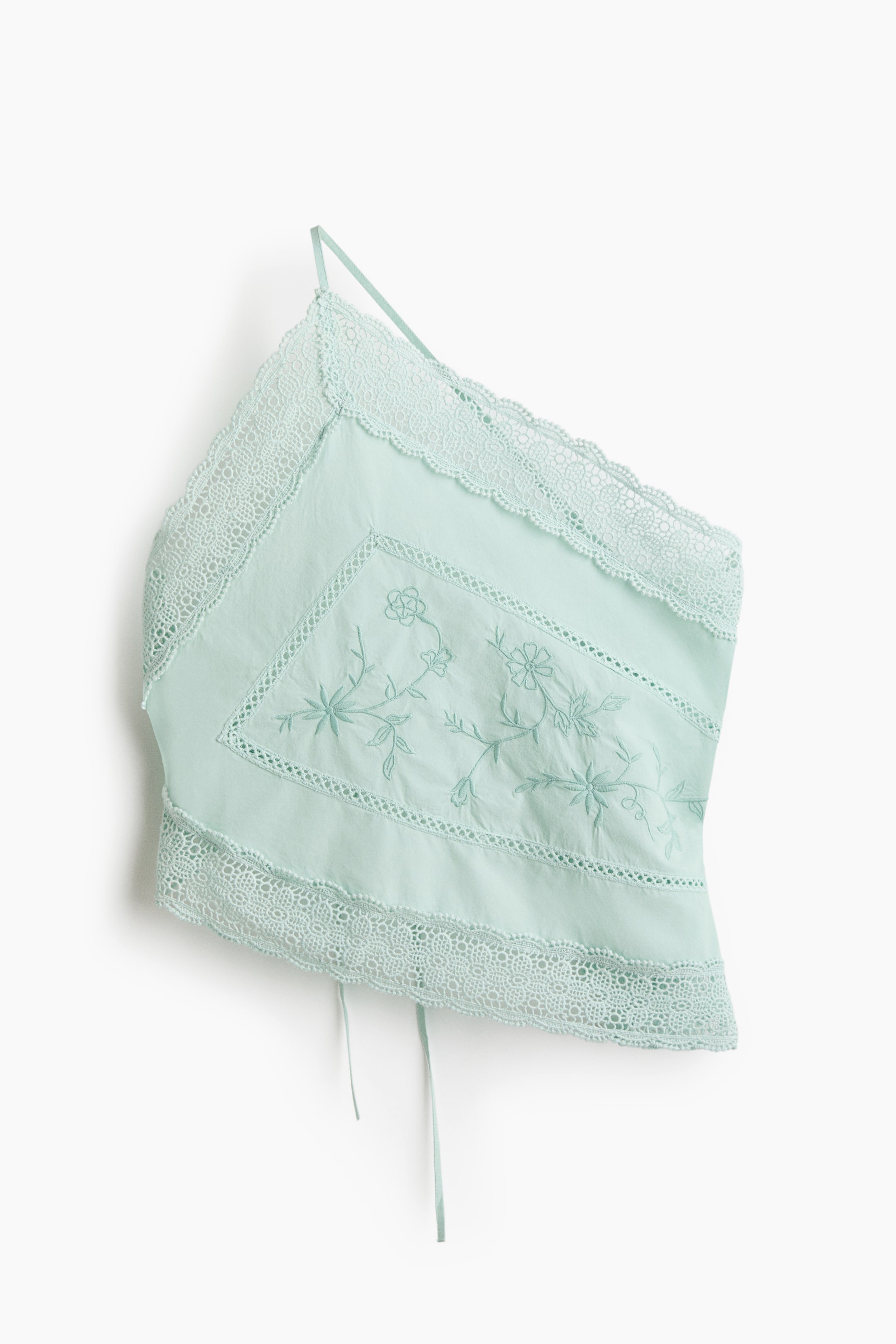 Haut asymétrique avec dentelle