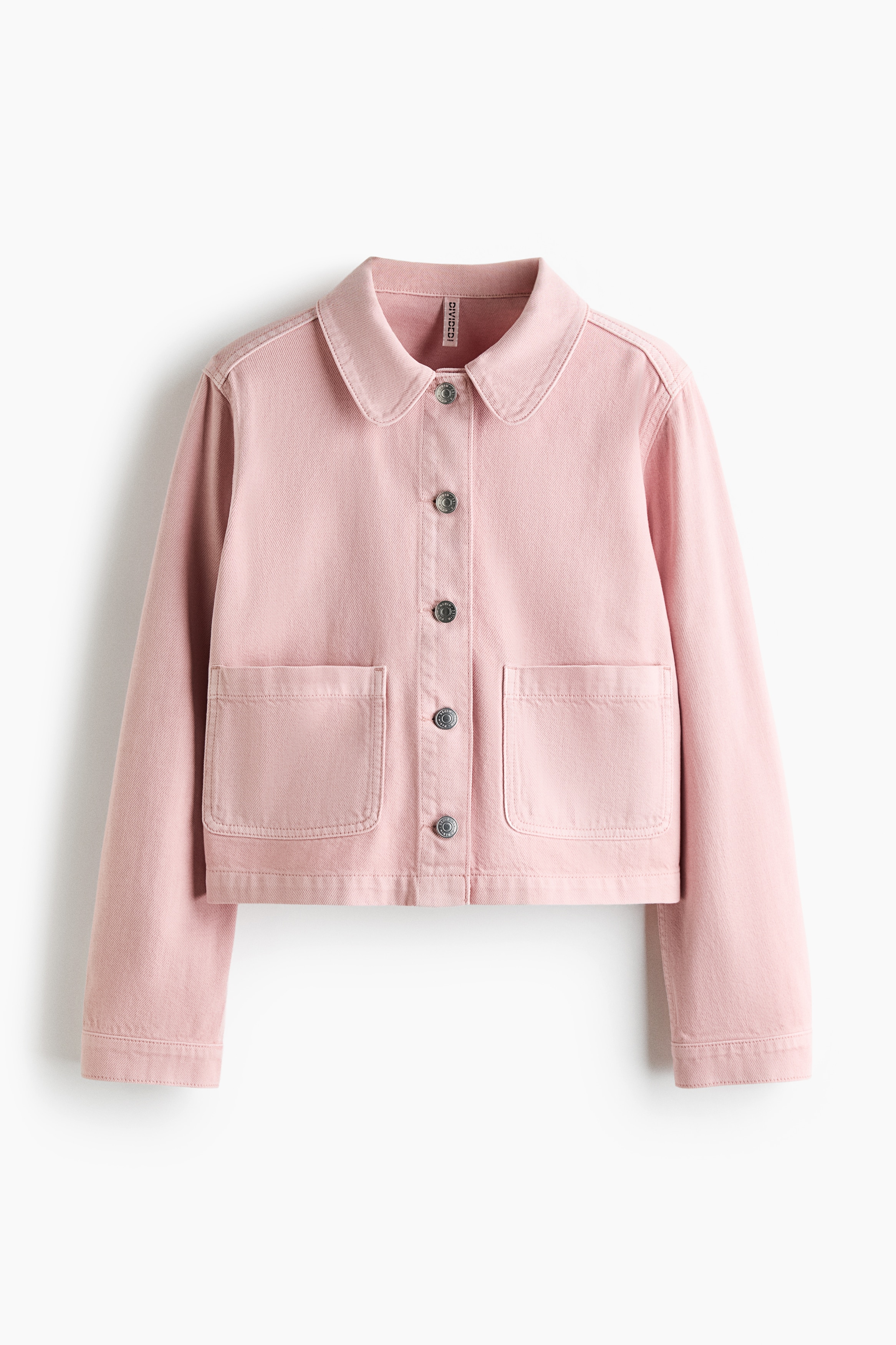 Denim Jacket - Light pink/Light denim blue/Light denim gray