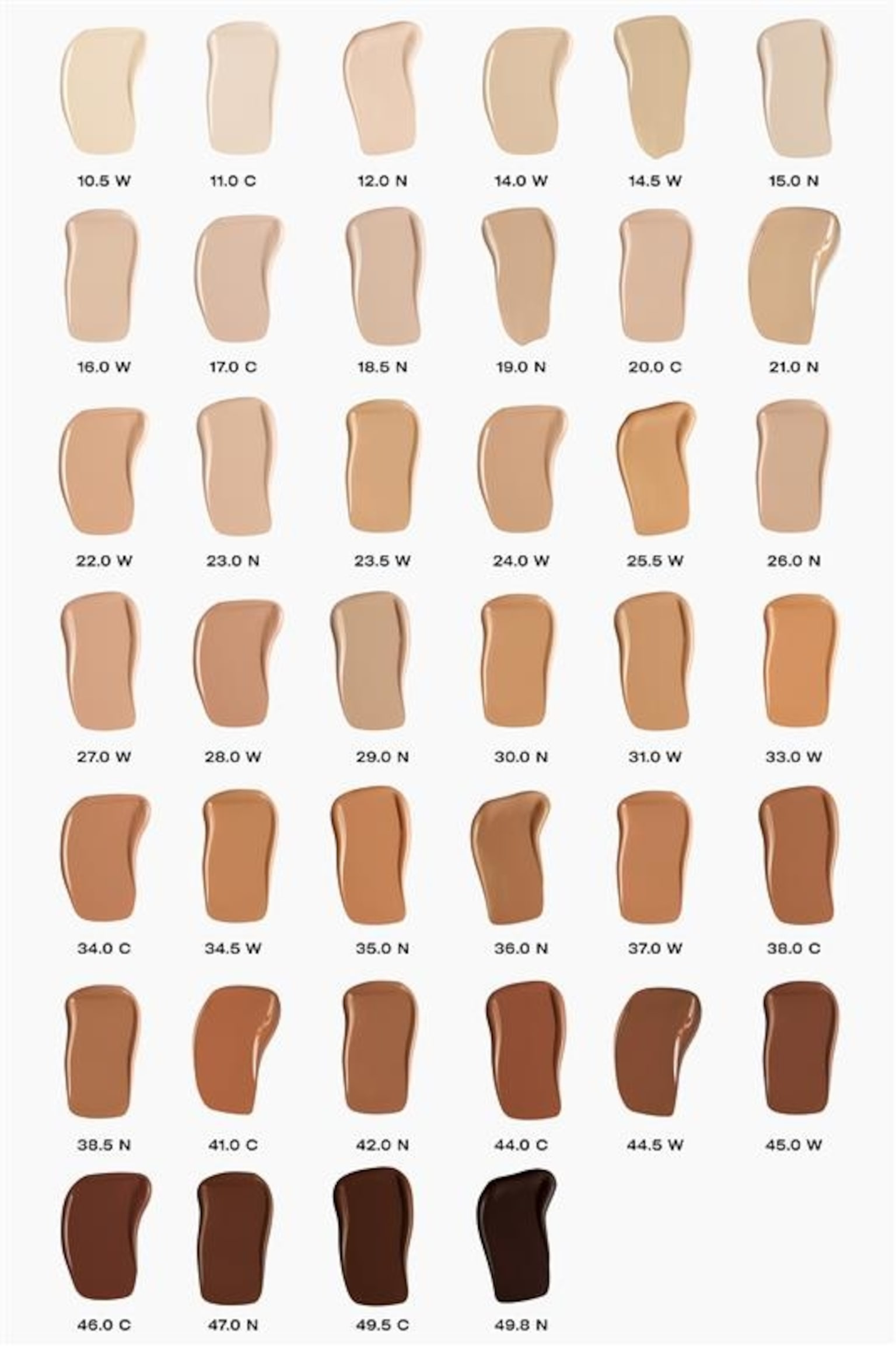 Skin-perfecting foundation - 42.0 N/15.0 N/12.0 N/38.5 N/41.0 C/44.0 C/20.0 C/14.5 W/23.5 W/10.5 W/11.0 C/14.0 W/16.0 W/17.0 C/18.5 N/19.0 N/21.0 N/22.0 W/23.0 N/24.0 W/25.5 W/26.0 N/27.0 W/28.0 W/29.0 N/30.0 N/31.0 W/33.0 W/34.0 C/34.5 W/35.0 N/36.0 N/37.0 W/38.0 C/44.5 W/45.0 W/46.0 C/47.0 N/49.5 C/49.8 N - 4