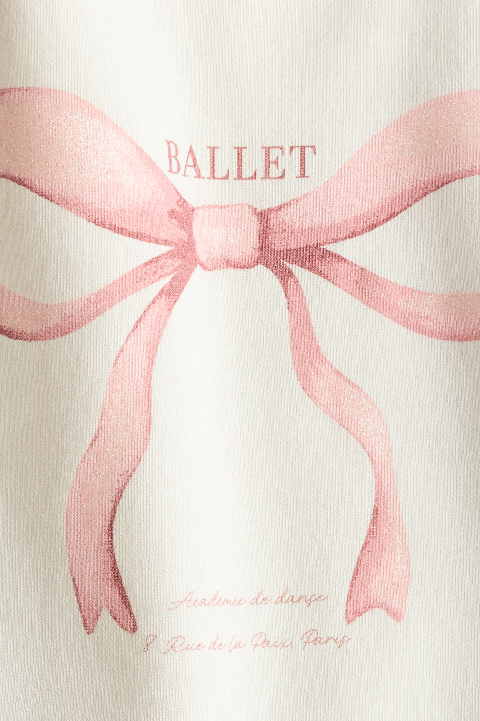 שמלת טרנינג עם חצאית טול - קרם/פפיון - 2