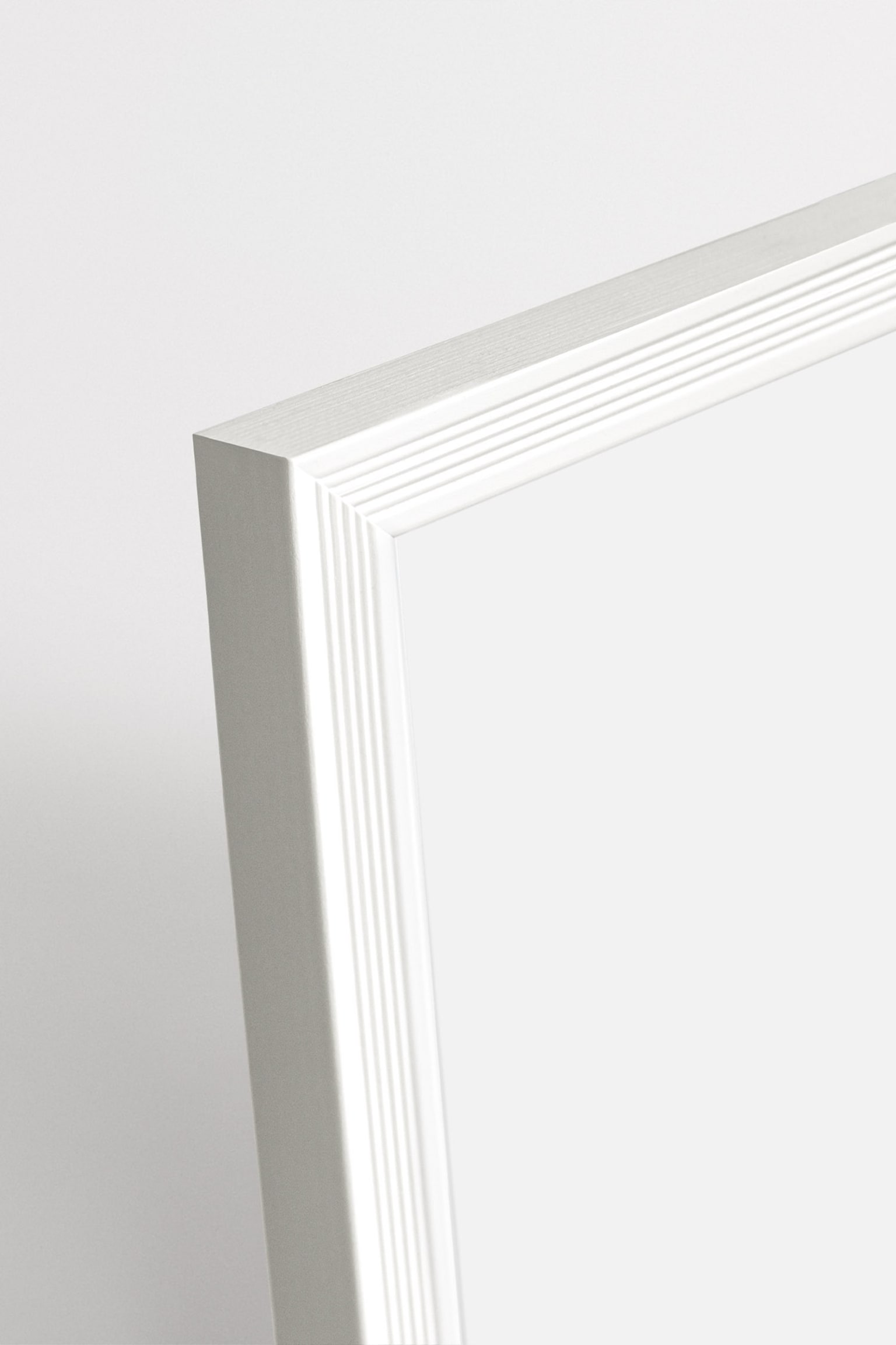Ribbed Picture Frame - Vit/Svart/Ek/Mörk Ek - 5