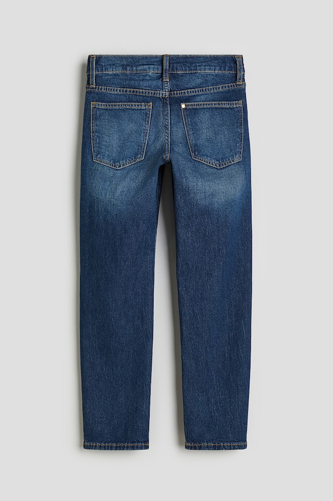 Comfort Stretch Slim Fit Jeans - Denimblå/Denimblå/Mörkgrå/Svart - 5