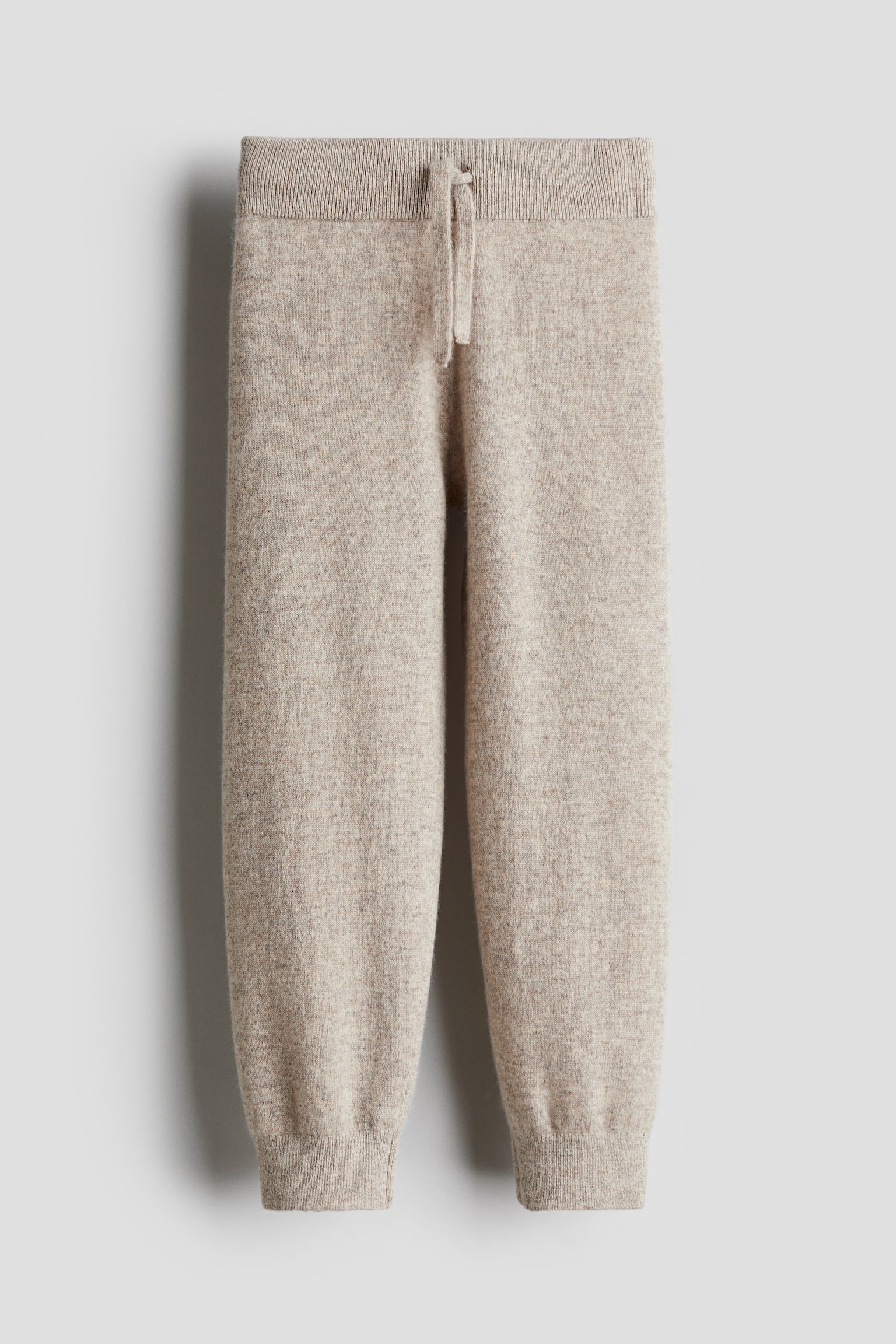 Cashmere trousers - Beige/Dark grey - 2