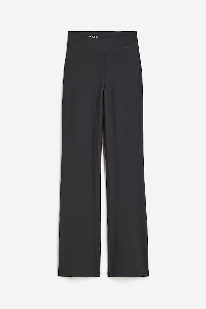 DryMove™ Flared sports trousers - Dark grey/Black - 2