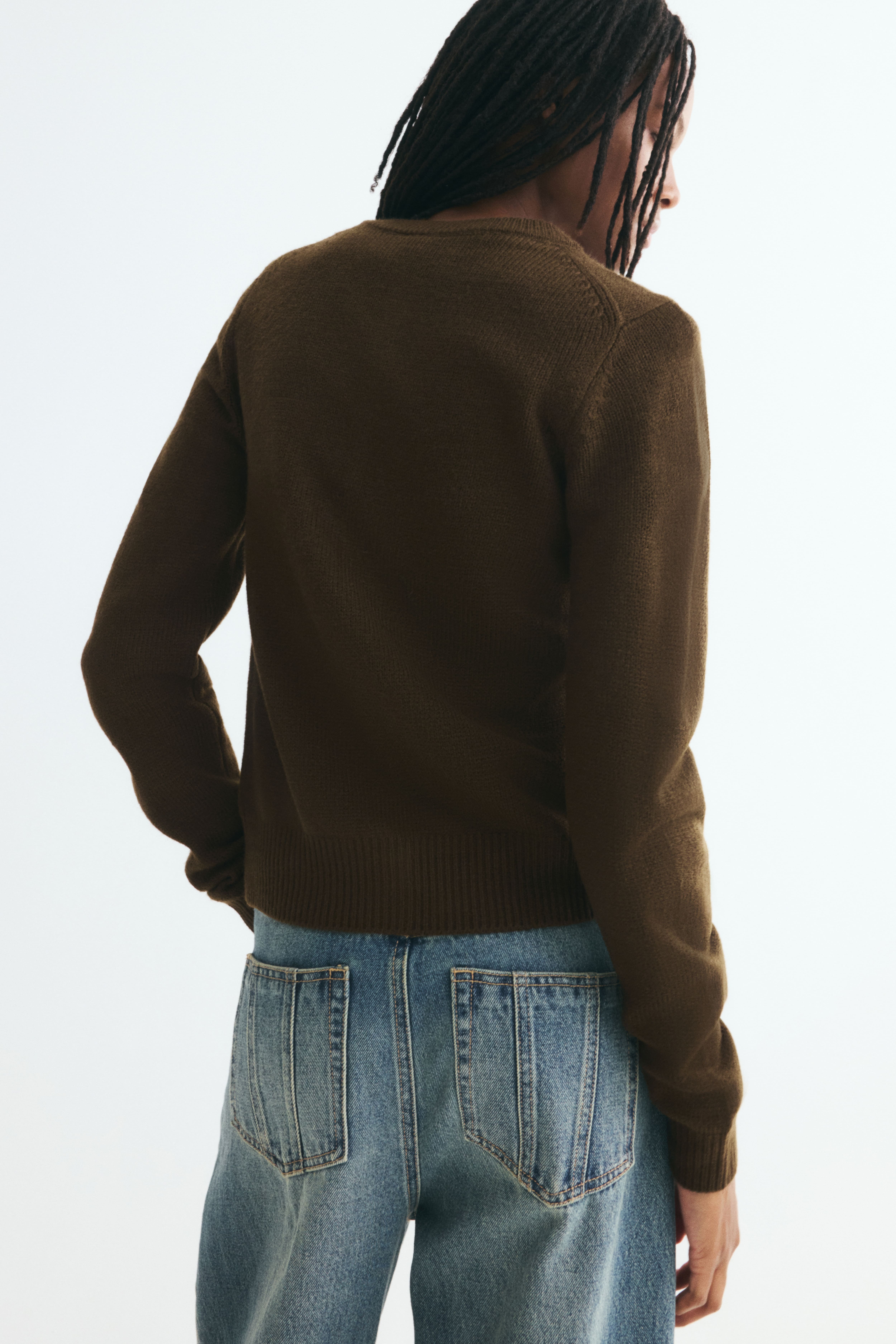 Textured-Knit Cardigan