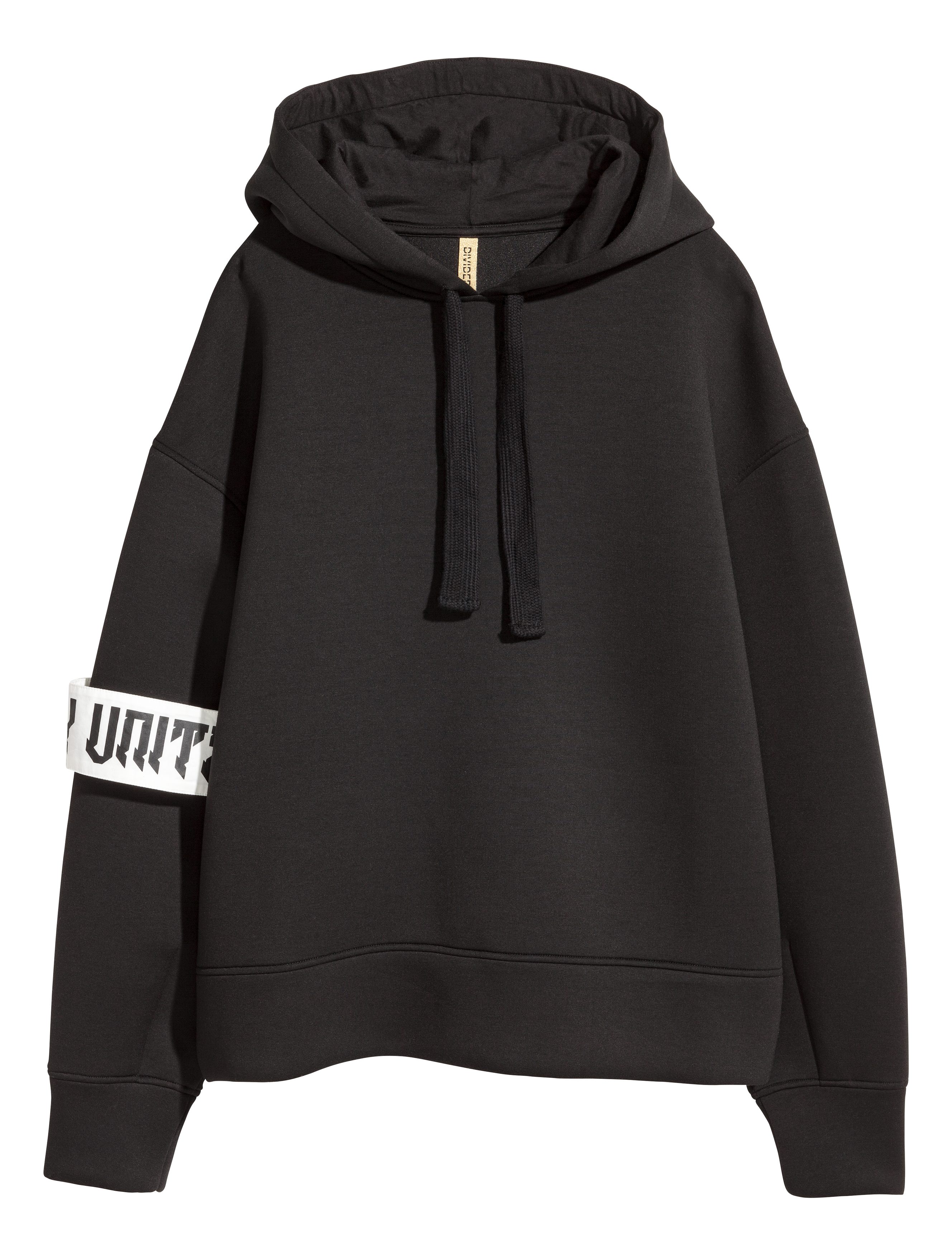 Sweat-shirt façon néoprène Noir FEMME H&M BE