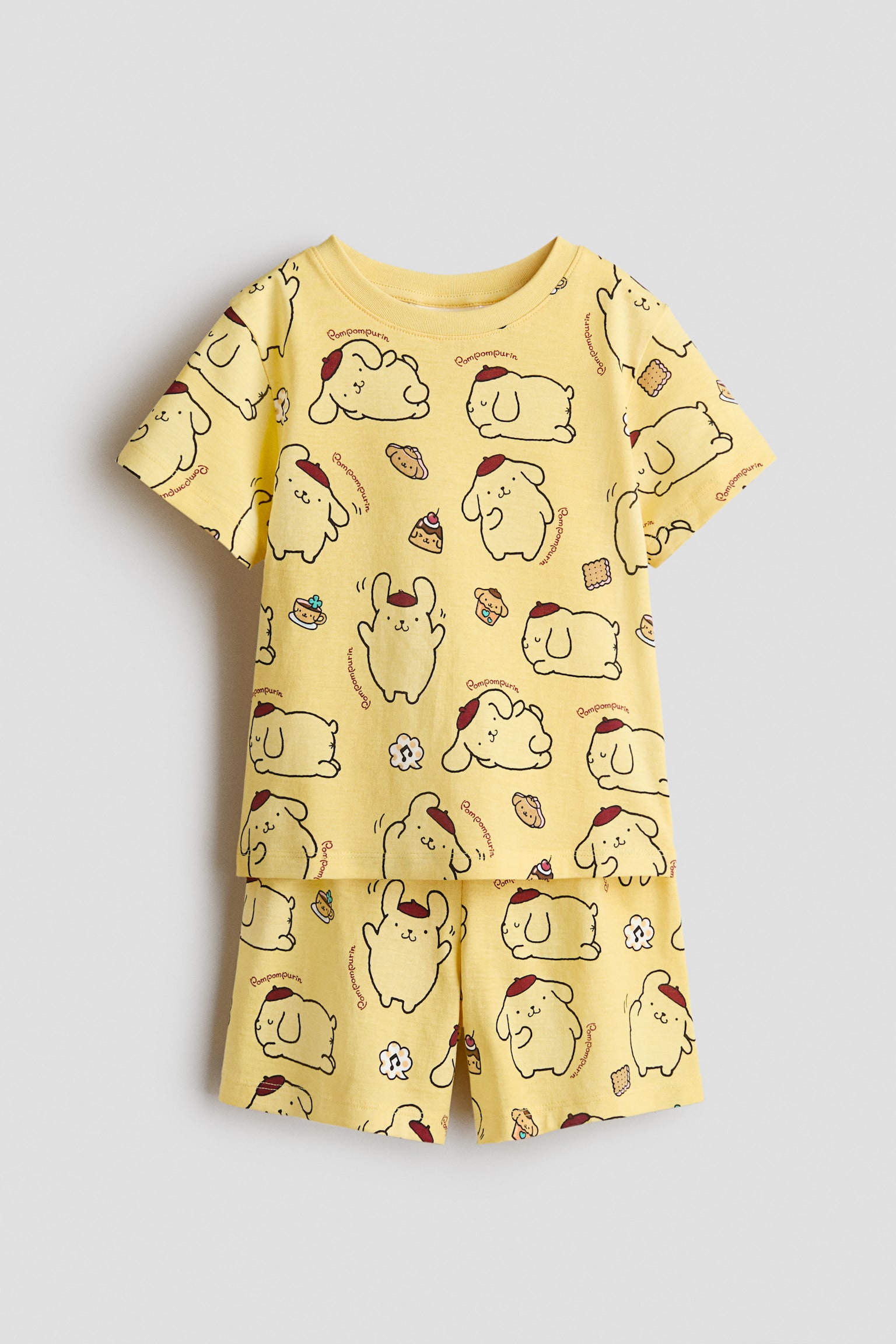 Printed cotton pyjamas - Yellow/Pompompurin/Light blue/Cinnamoroll
