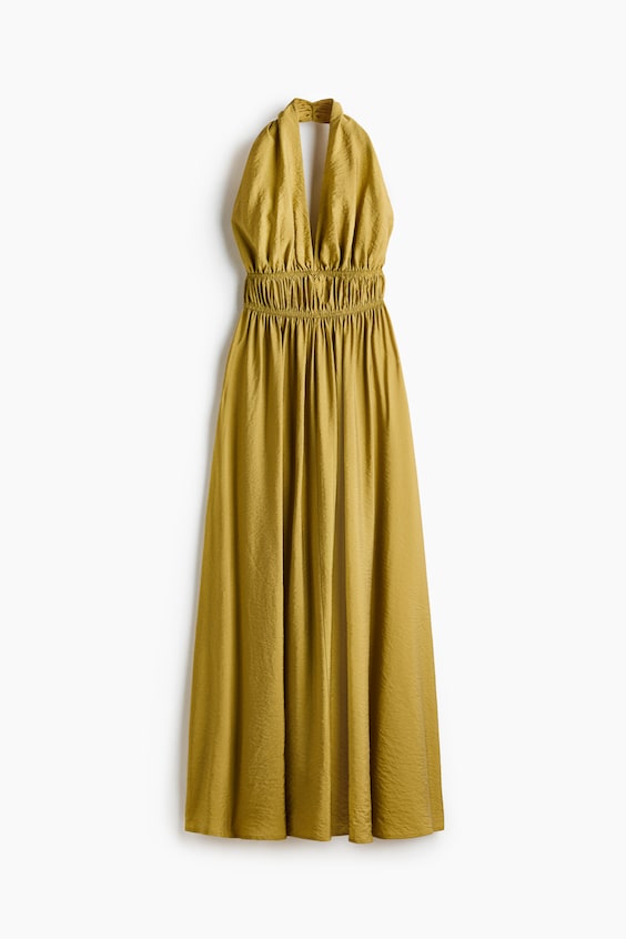 Женские платья H&M Flared Halterneck Dress