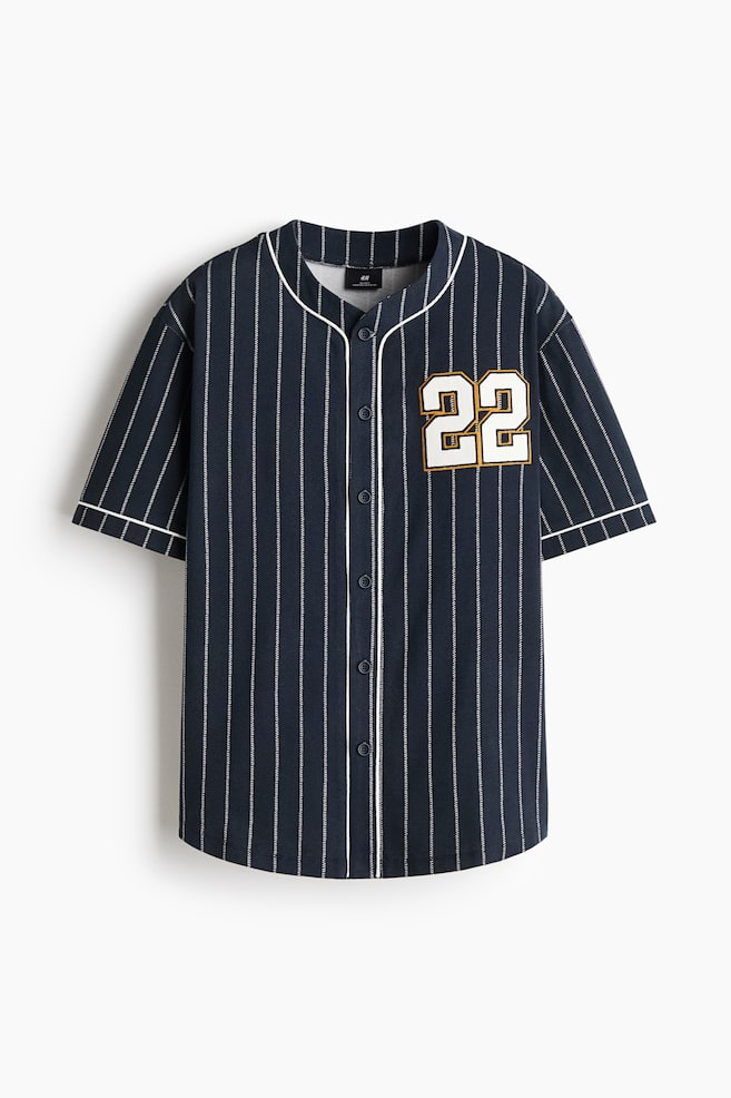 Maglia da baseball Regular Fit - Blu navy/22 - 1