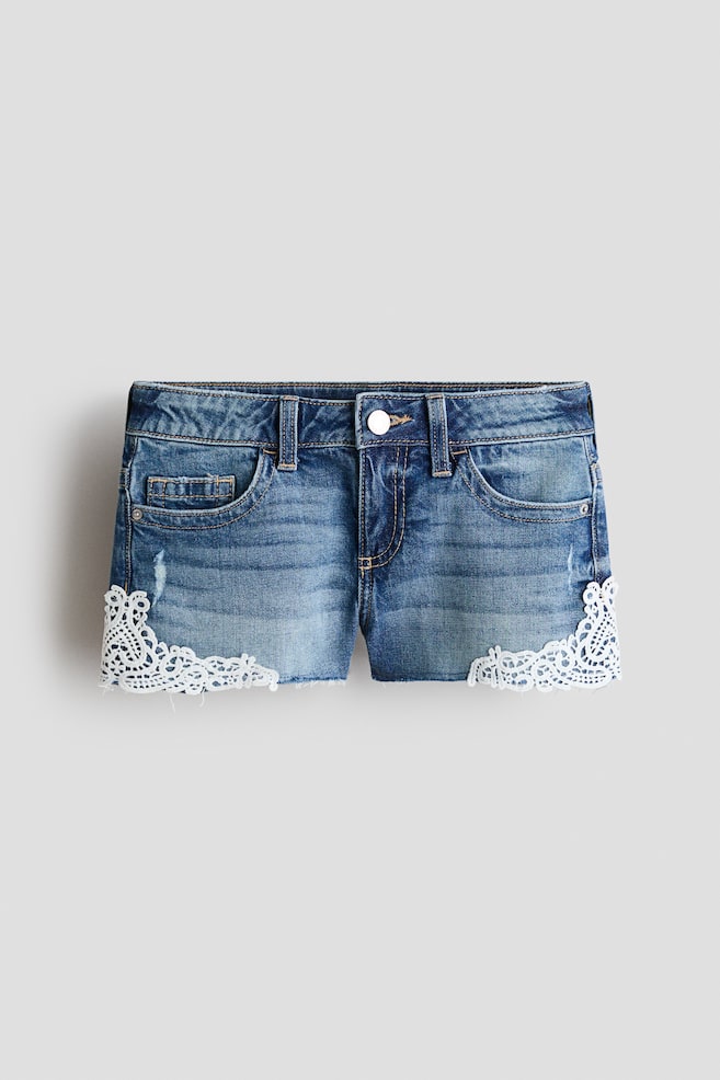 5-pocket denim shorts - Denim blue/Light denim blue/Light khaki green/Light denim blue/Dark denim blue/Light denim grey/White - 1