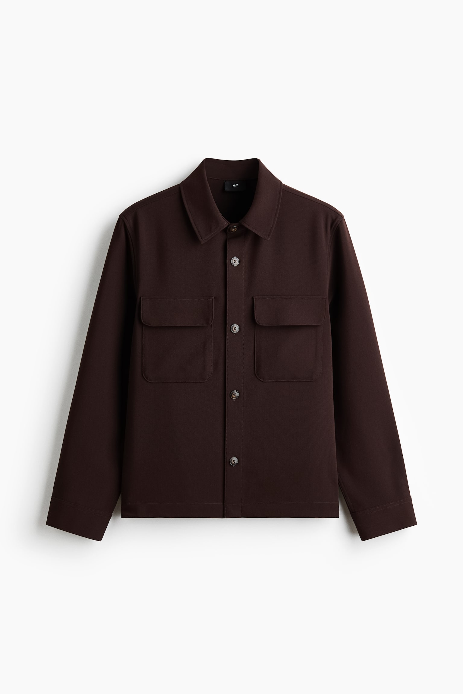 Overshirt - Dark brown/Dark khaki green - 1