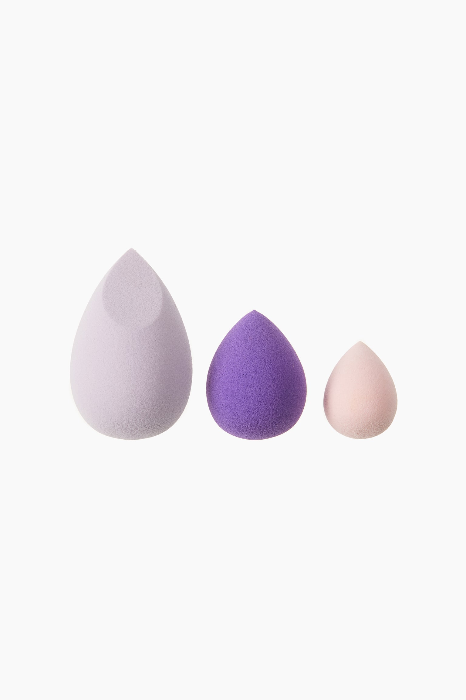 3-pack make-up sponge - Purple/Light blue - 2