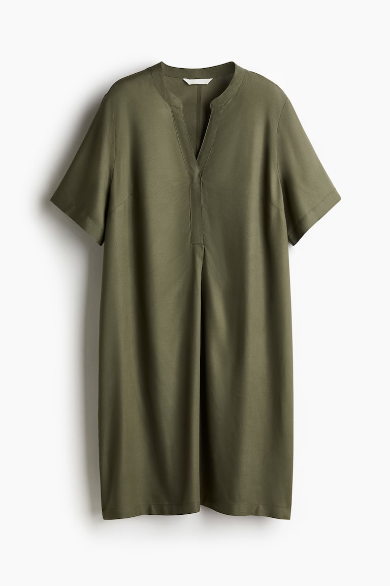 army green tunic dress Aureum: This Is The Day Olive Green Vegan Leather Dress – Shop the Mint