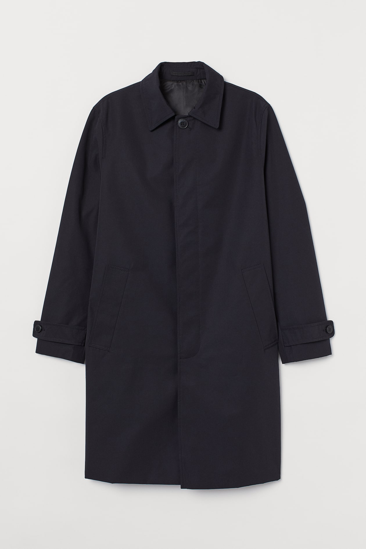 Car Coat - Long sleeve - Dark blue - Men | H&M US