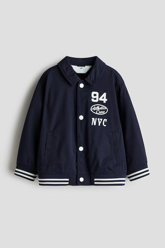 Детские куртки H&M Twill Baseball Jacket
