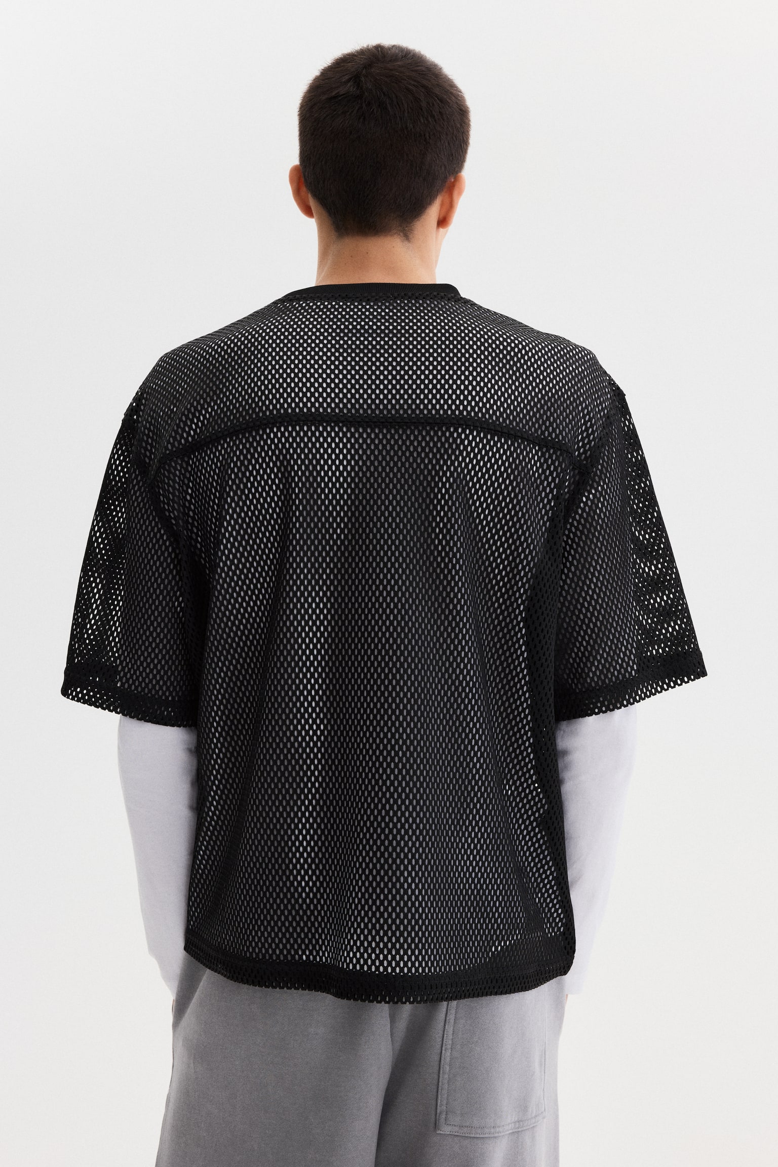 Oversized Fit Printed mesh t-shirt - Black/West Coast/Yellow/Los Angeles/Dark teal/22 - 3