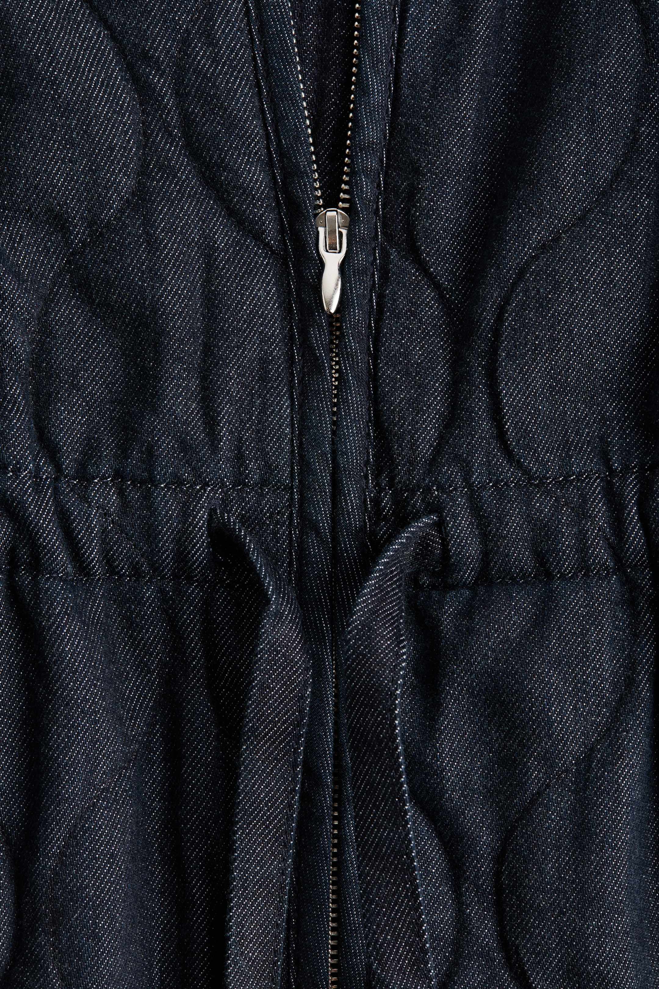 Женские куртки H&M Quilted Denim Jacket — фото 6