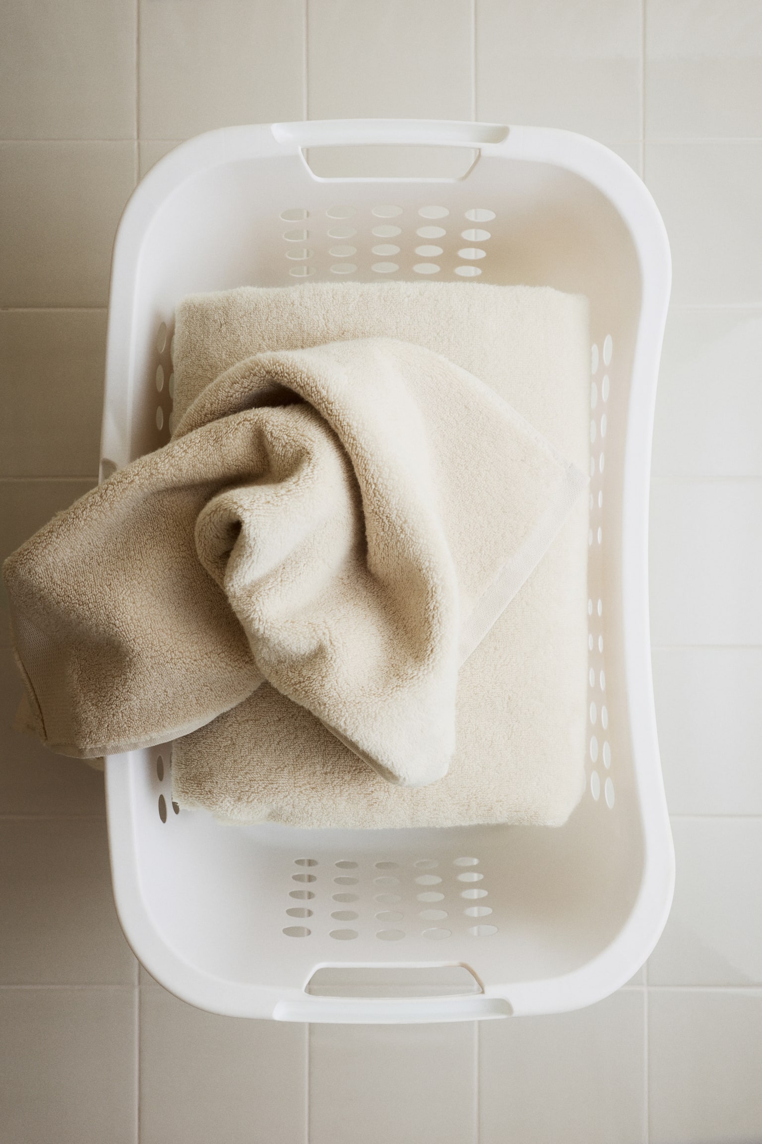 Soft Terry Hand Towel - Light beige/Powder pink/White/Dusty brown/Rust red - 2