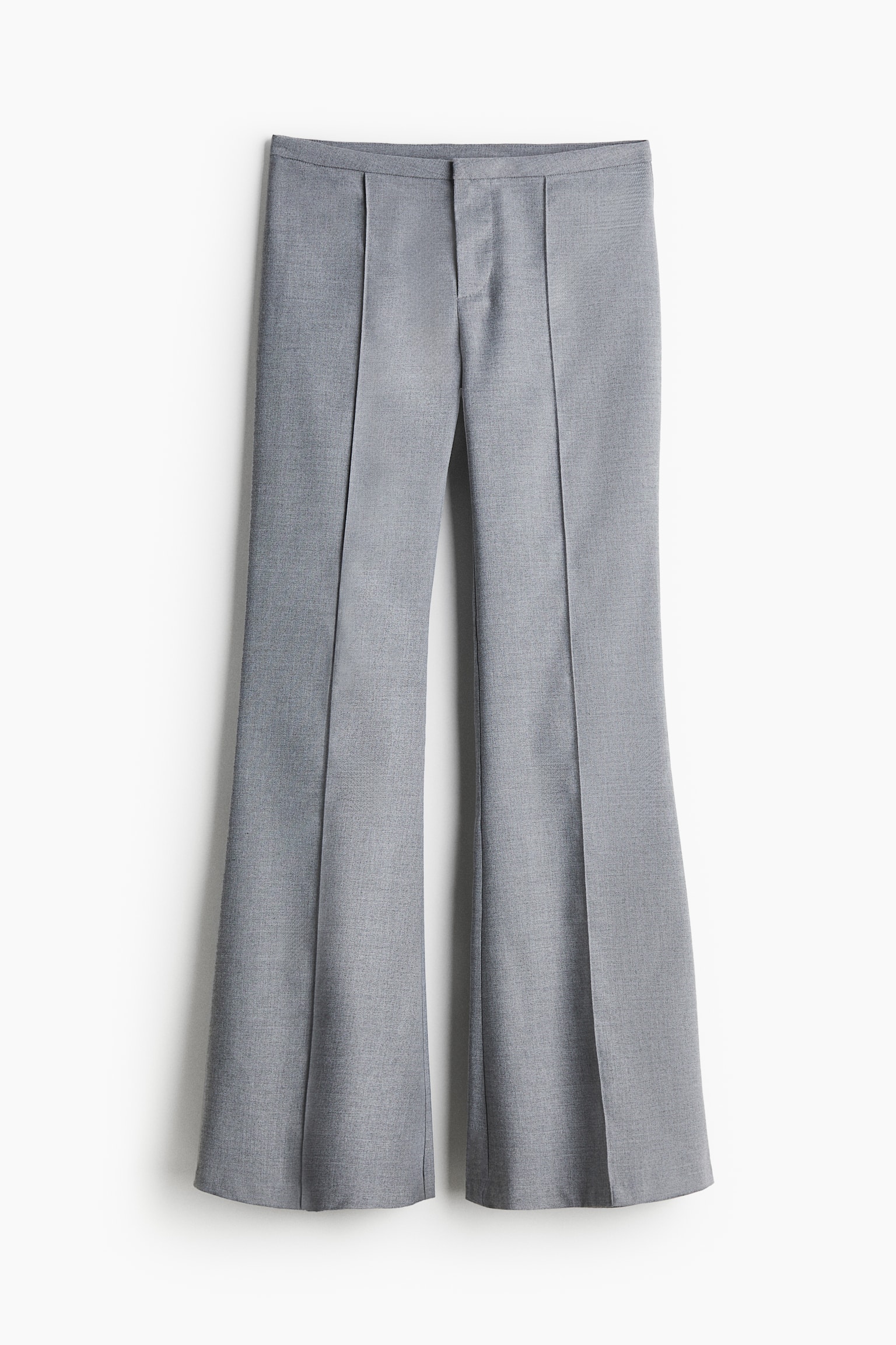 Flared tailored trousers - Grey marl/Black/Navy blue - 2