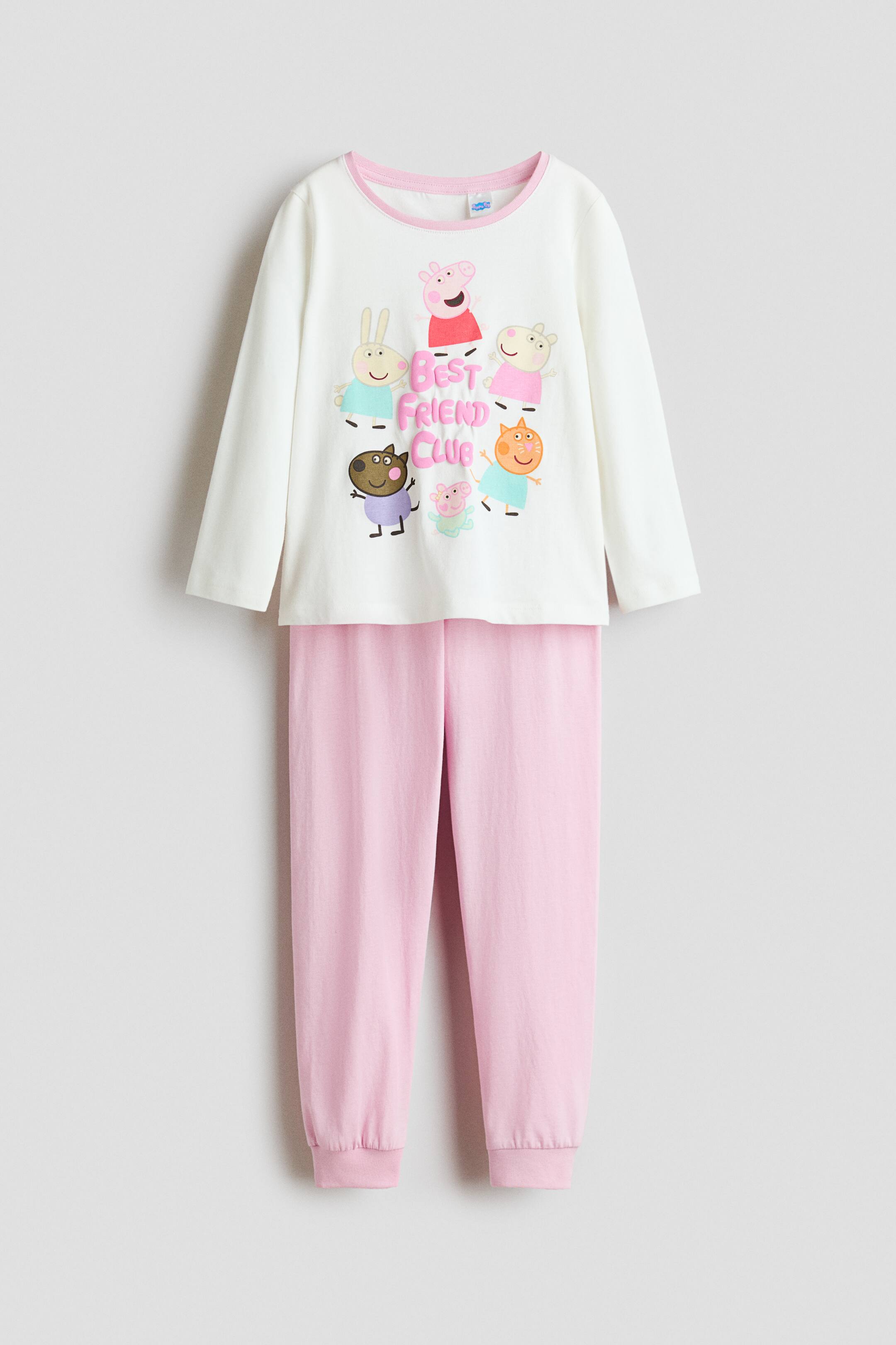 Agrandir l'image: Pyjama en jersey - Rose/Peppa Pig - ENFANT | H&M BE 1