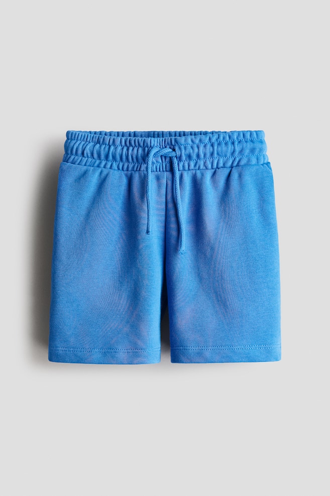 Shorts en french terry - Azul/Verde - 1
