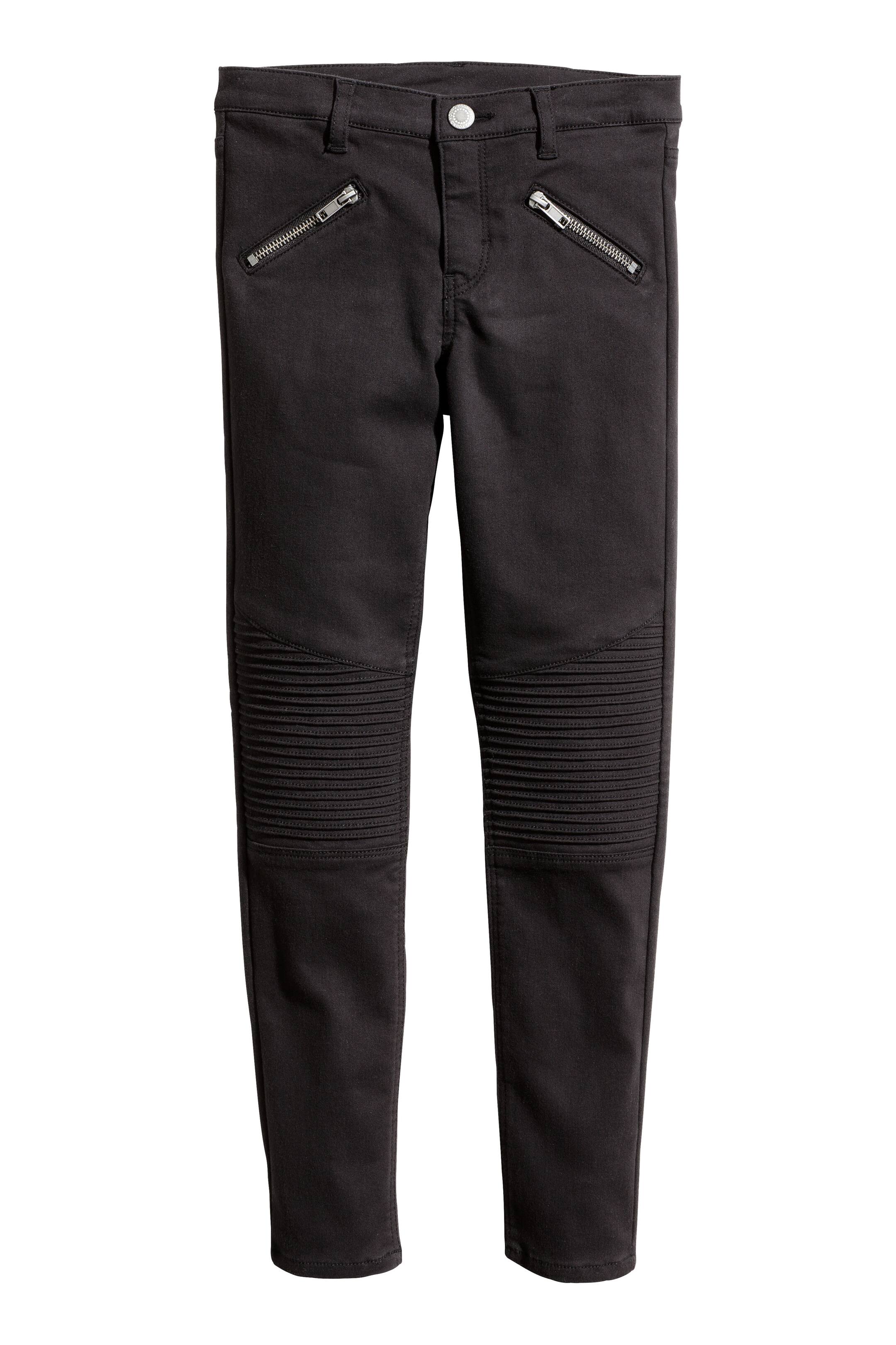 View larger image: Biker trousers - Black - Kids | H&M GB 1